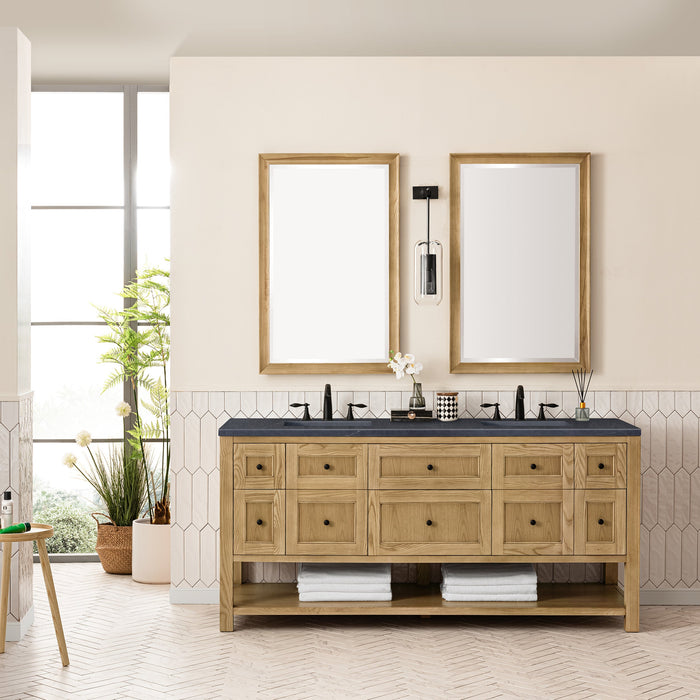 Light Natural Oak / Charcoal Soapstone - 3 Faucet Holes