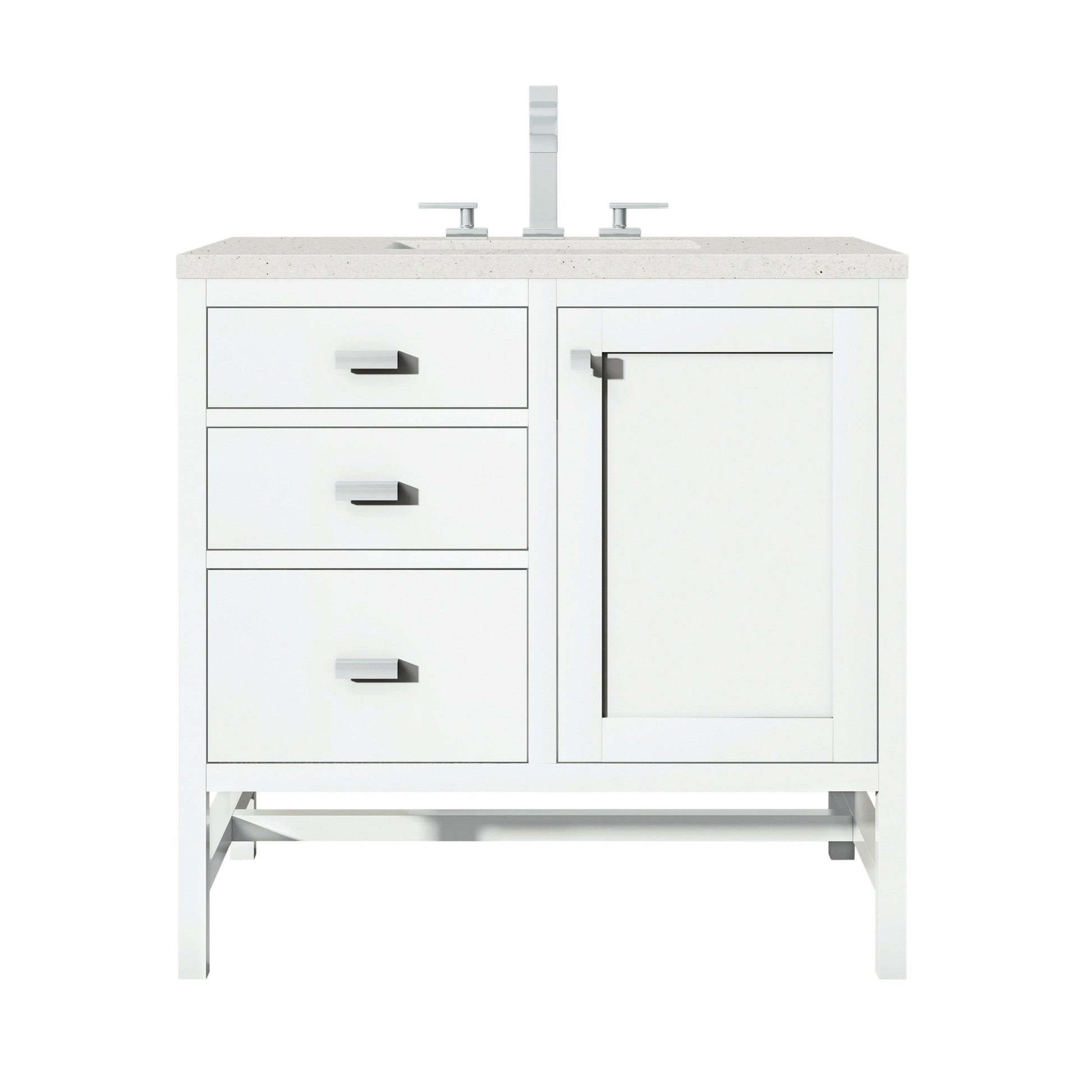 Glossy White / Lime Delight - 3 Faucet Holes