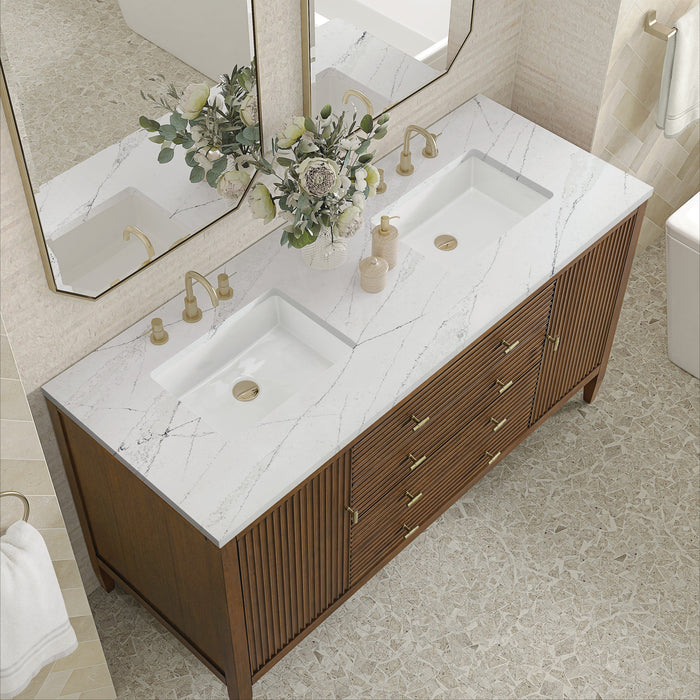 Mid-Century Walnut / Ethereal Noctis - 3 Faucet Holes