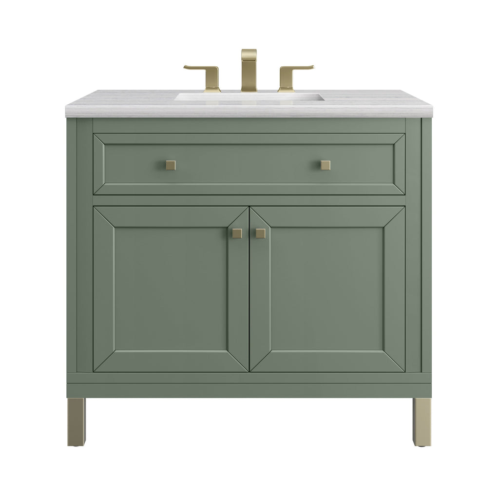 Smokey Celadon / Arctic Fall - 3 Faucet Holes