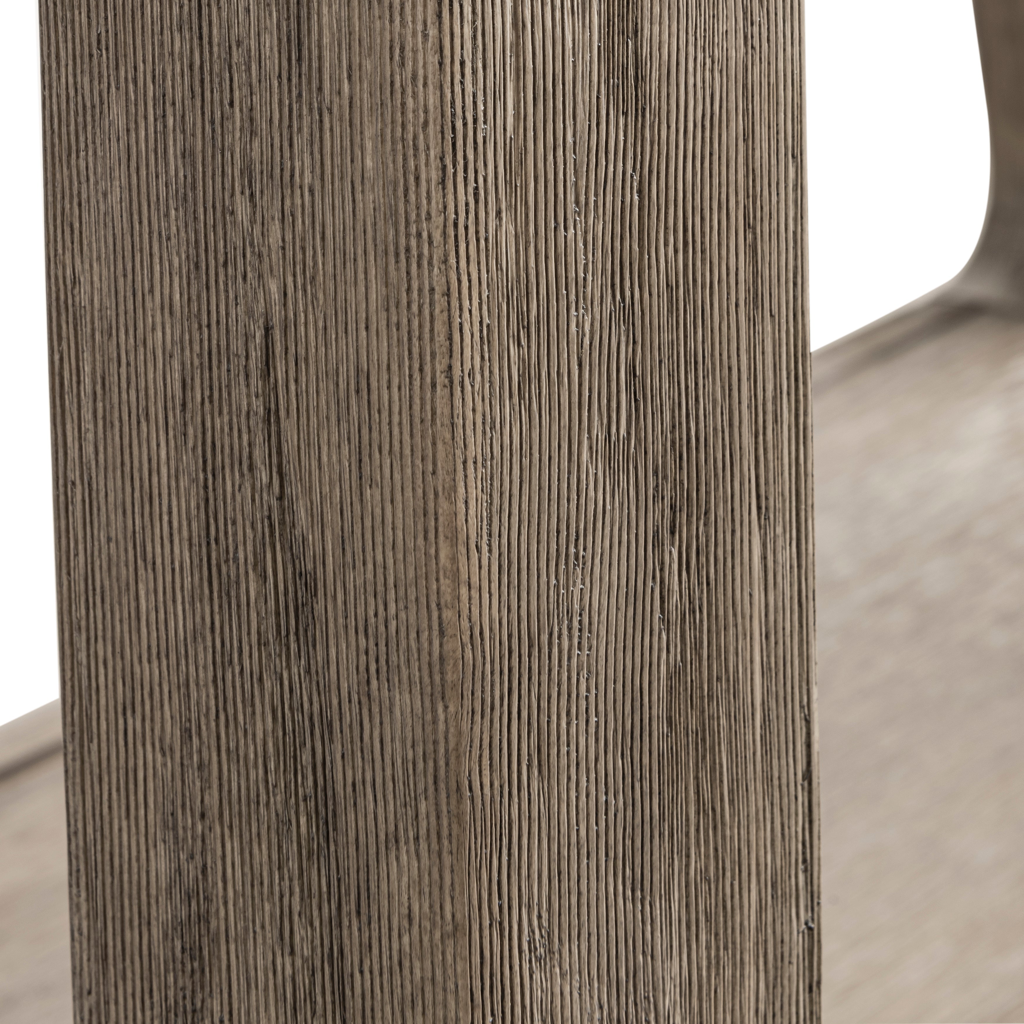 Weathered Timber / Glossy White