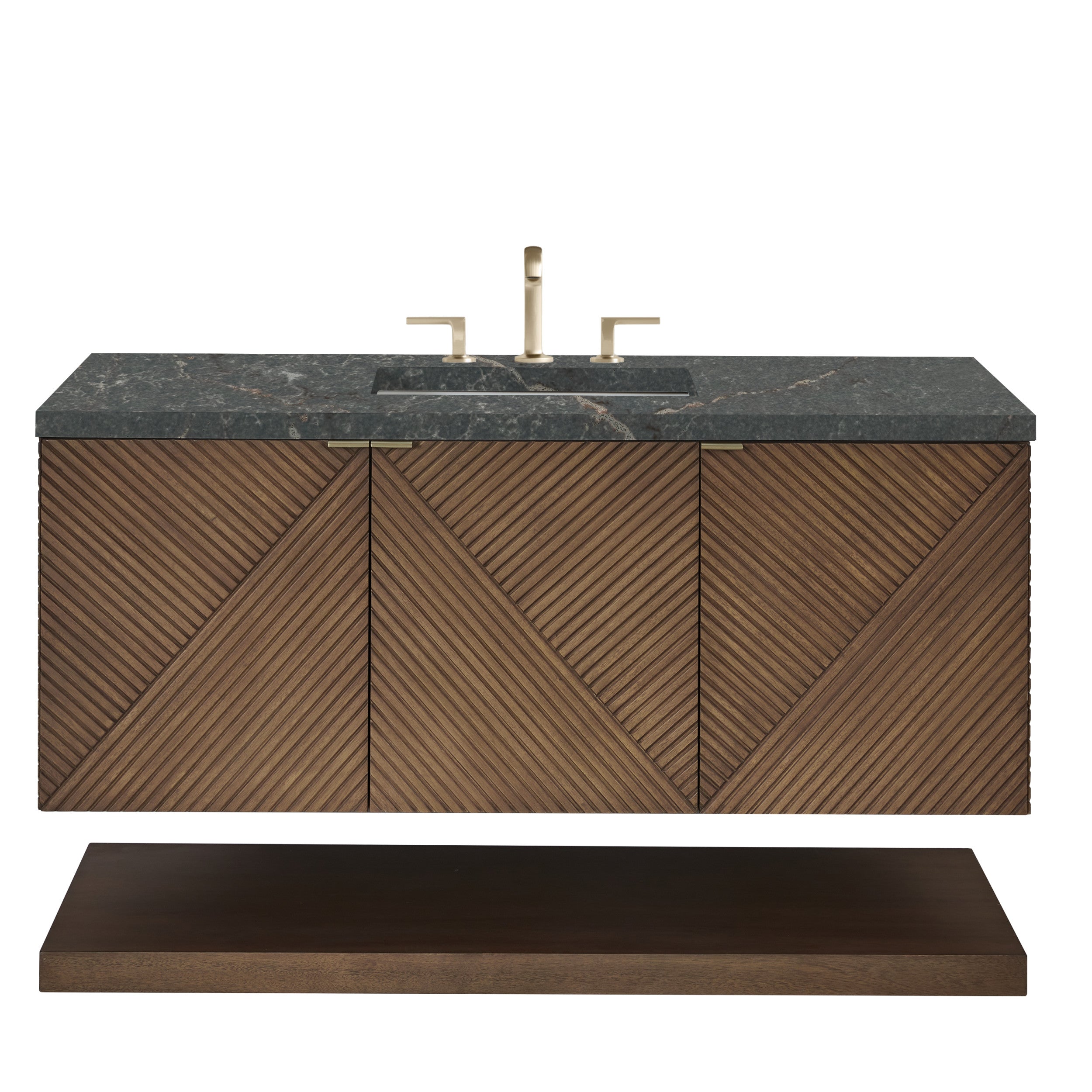 Chestnut / Parisien Bleu - 3 Faucet Holes