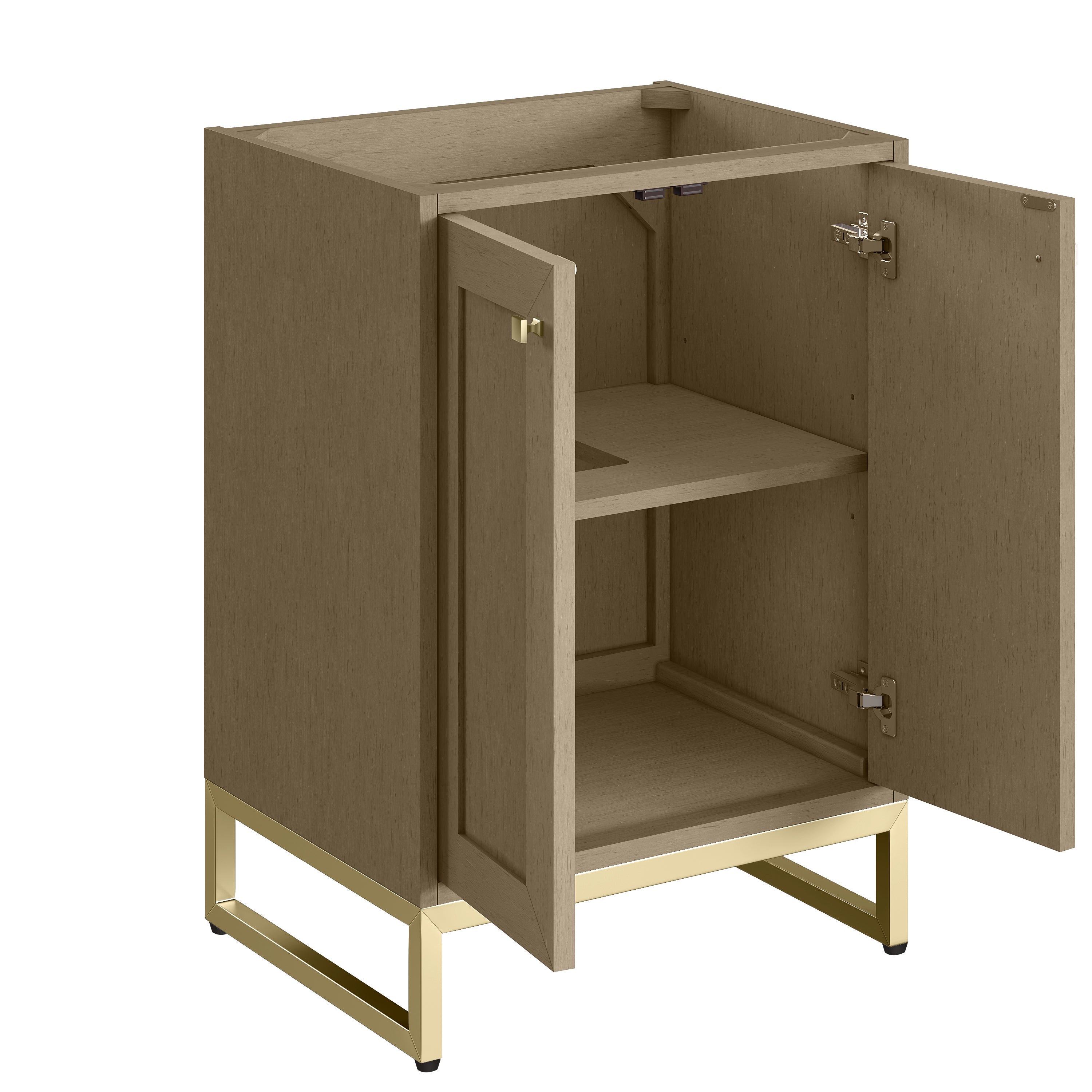 Walnut Whisper / Champagne Brass