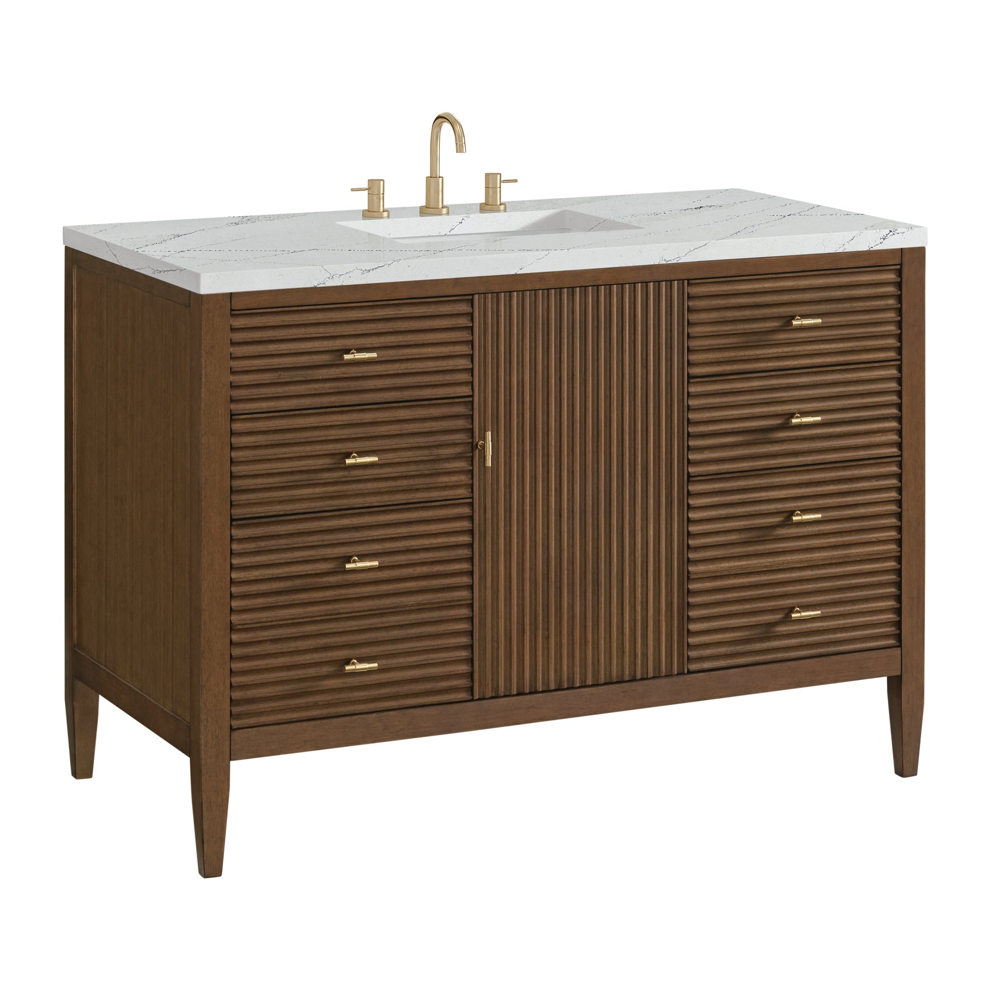 Mid-Century Walnut / Ethereal Noctis - 3 Faucet Holes