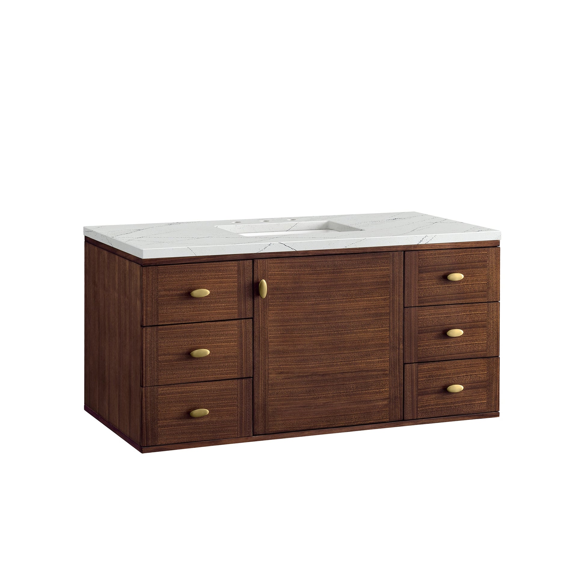 Mid-Century Walnut / Ethereal Noctis - 3 Faucet Holes