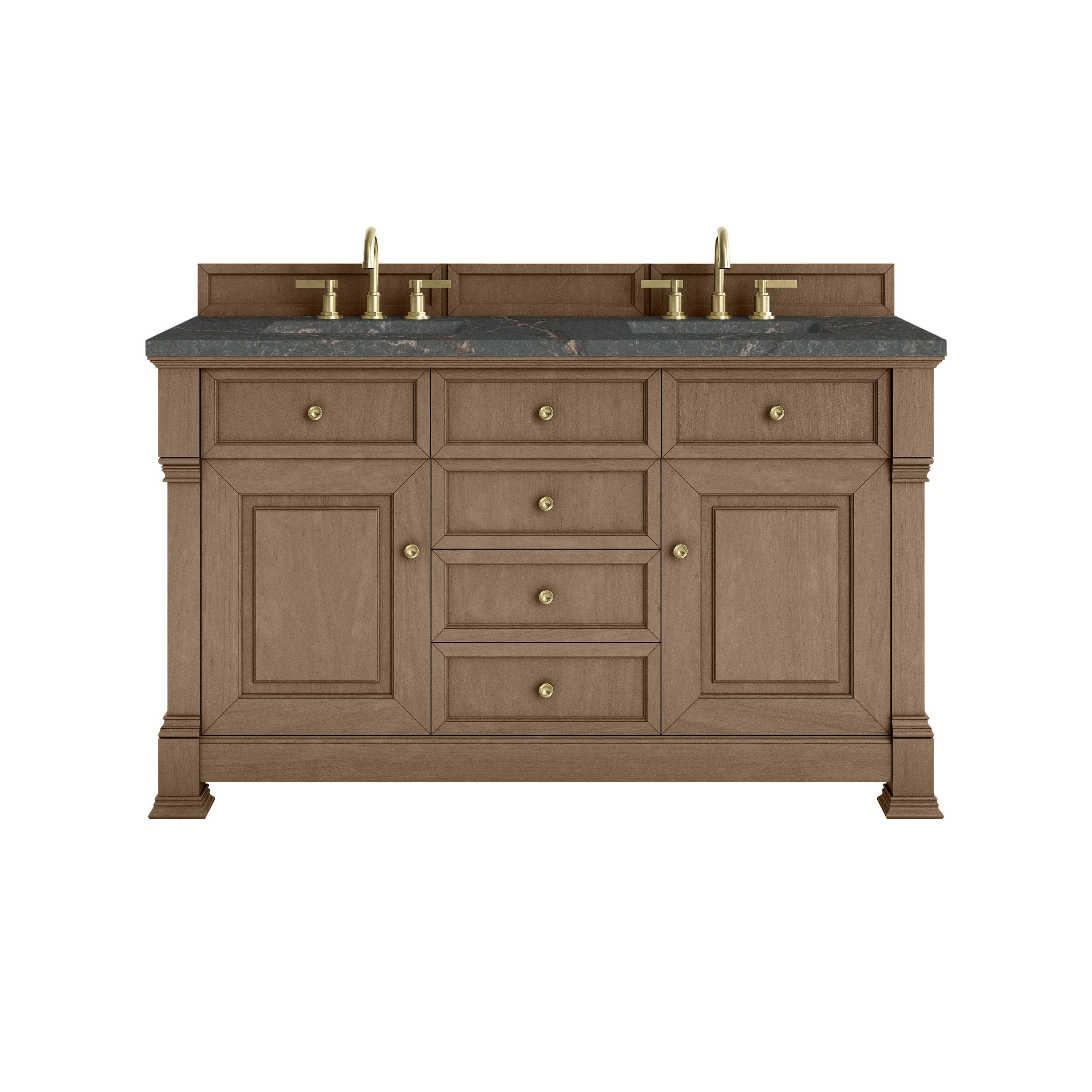 Pecan / Parisien Bleu - 3 Faucet Holes