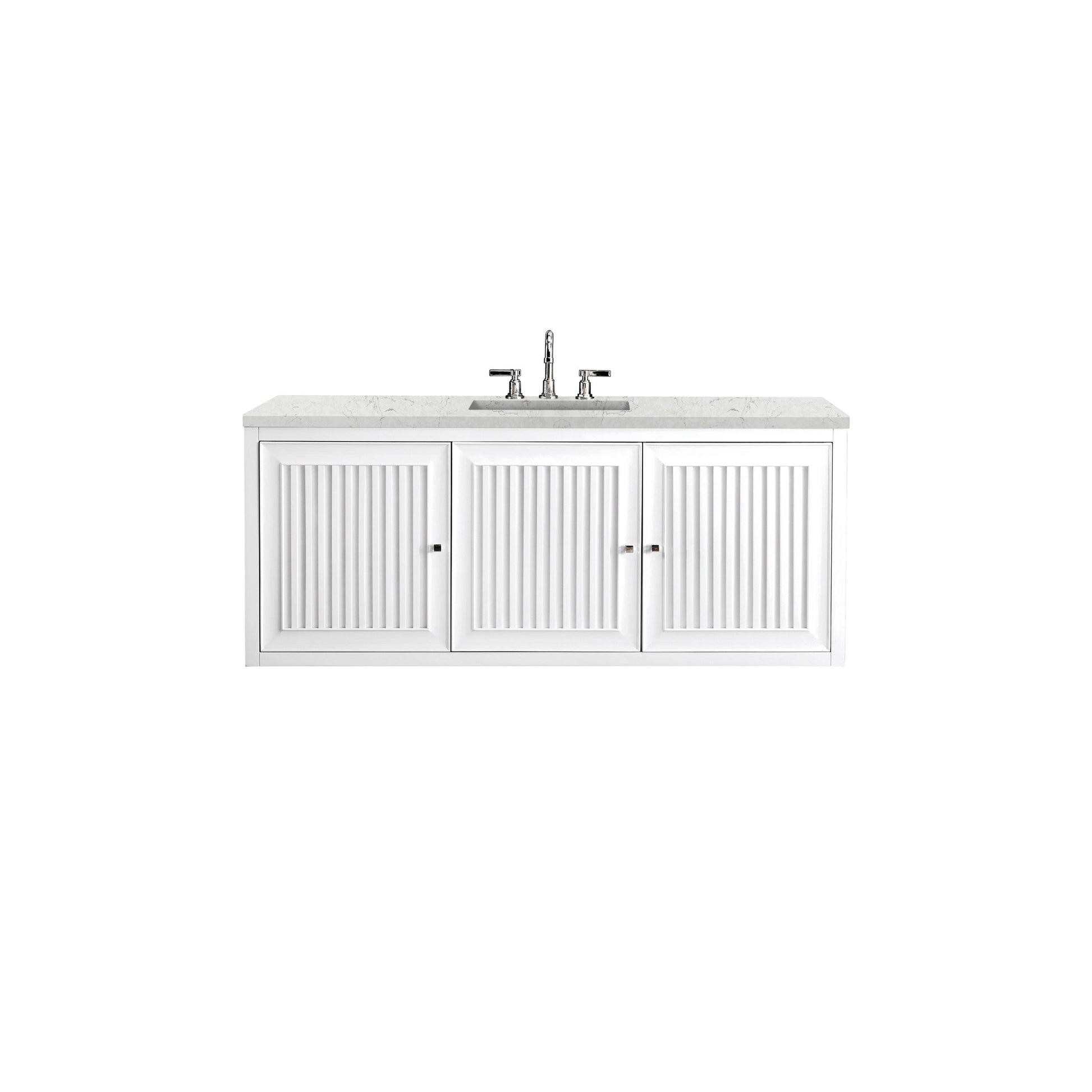 Glossy White / Eternal Jasmine Pearl - 3 Faucet Holes