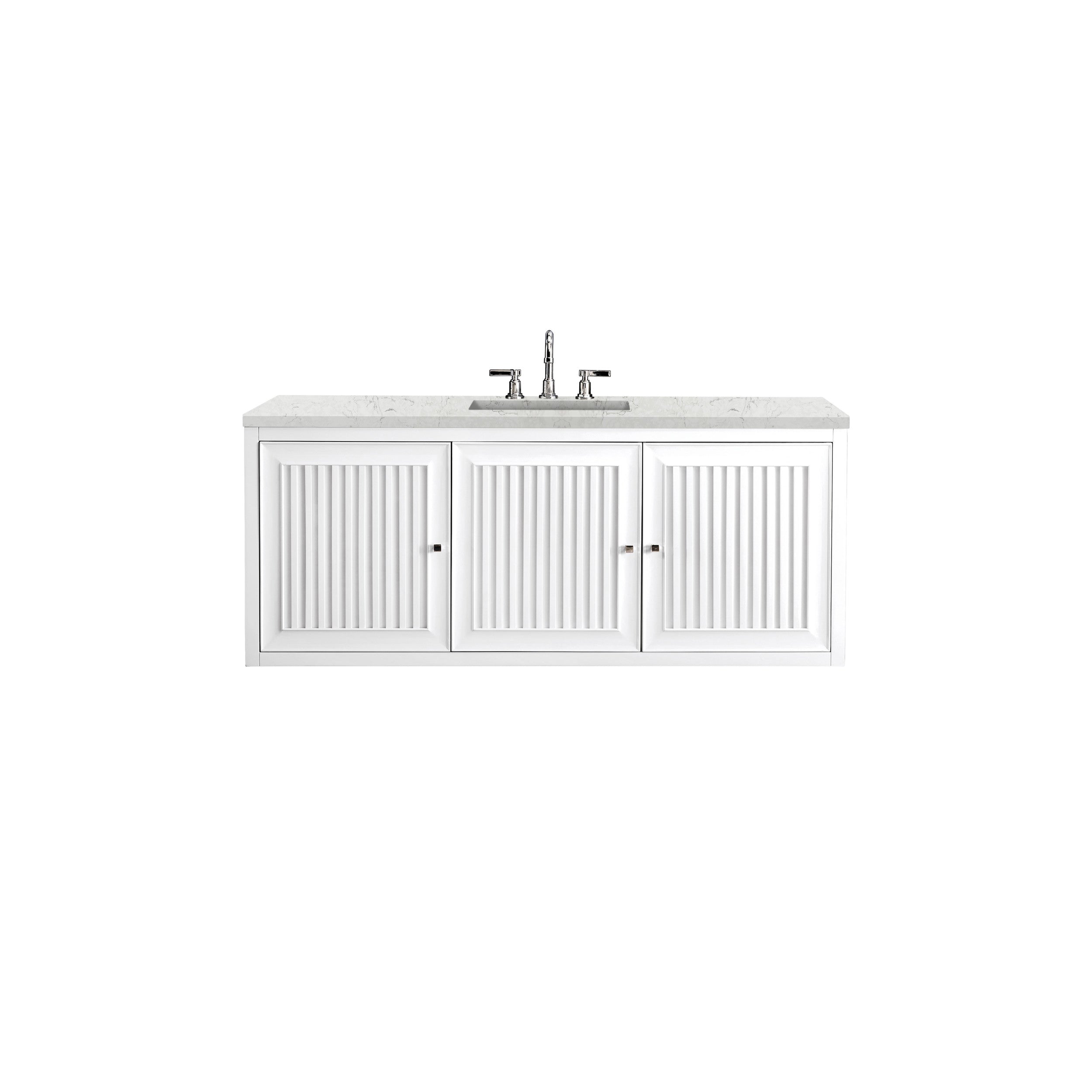 Glossy White / Eternal Jasmine Pearl - 3 Faucet Holes