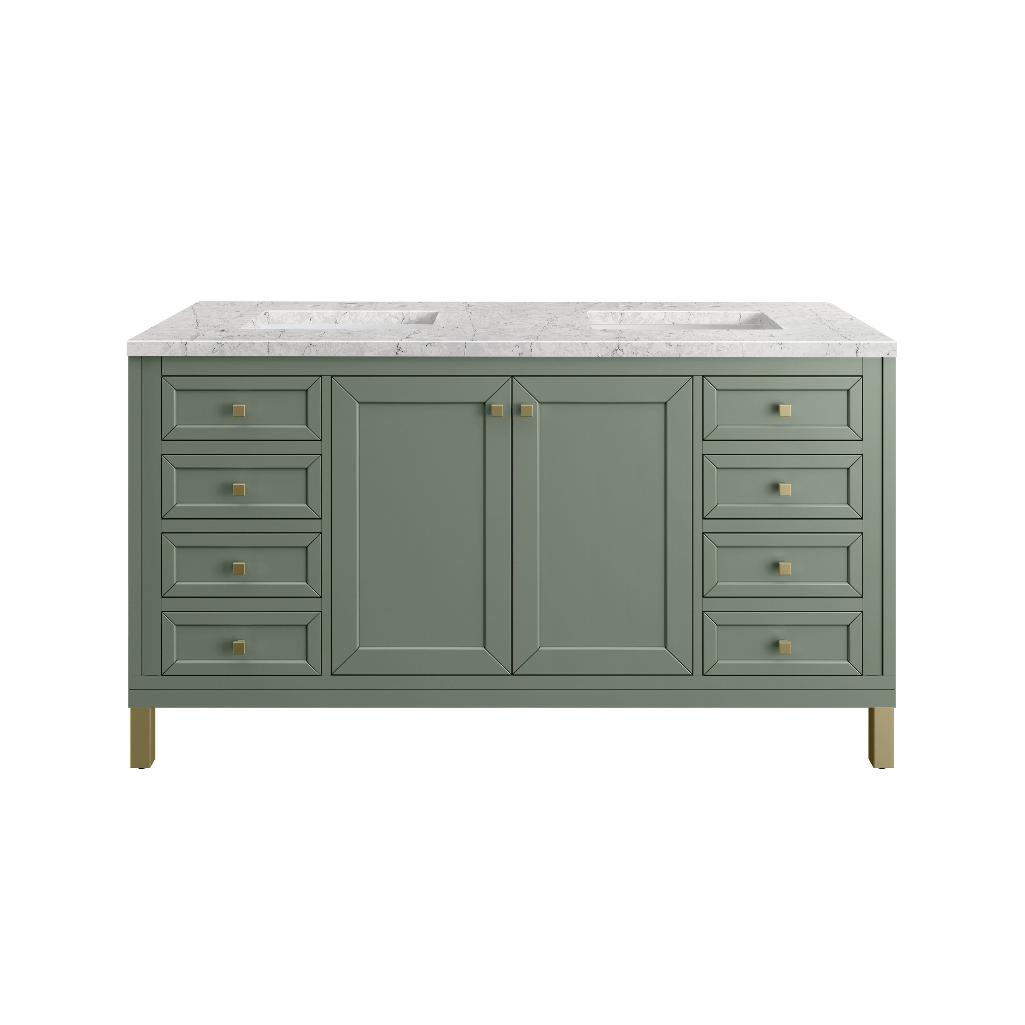 Smokey Celadon / Eternal Jasmine Pearl - 3 Faucet Holes