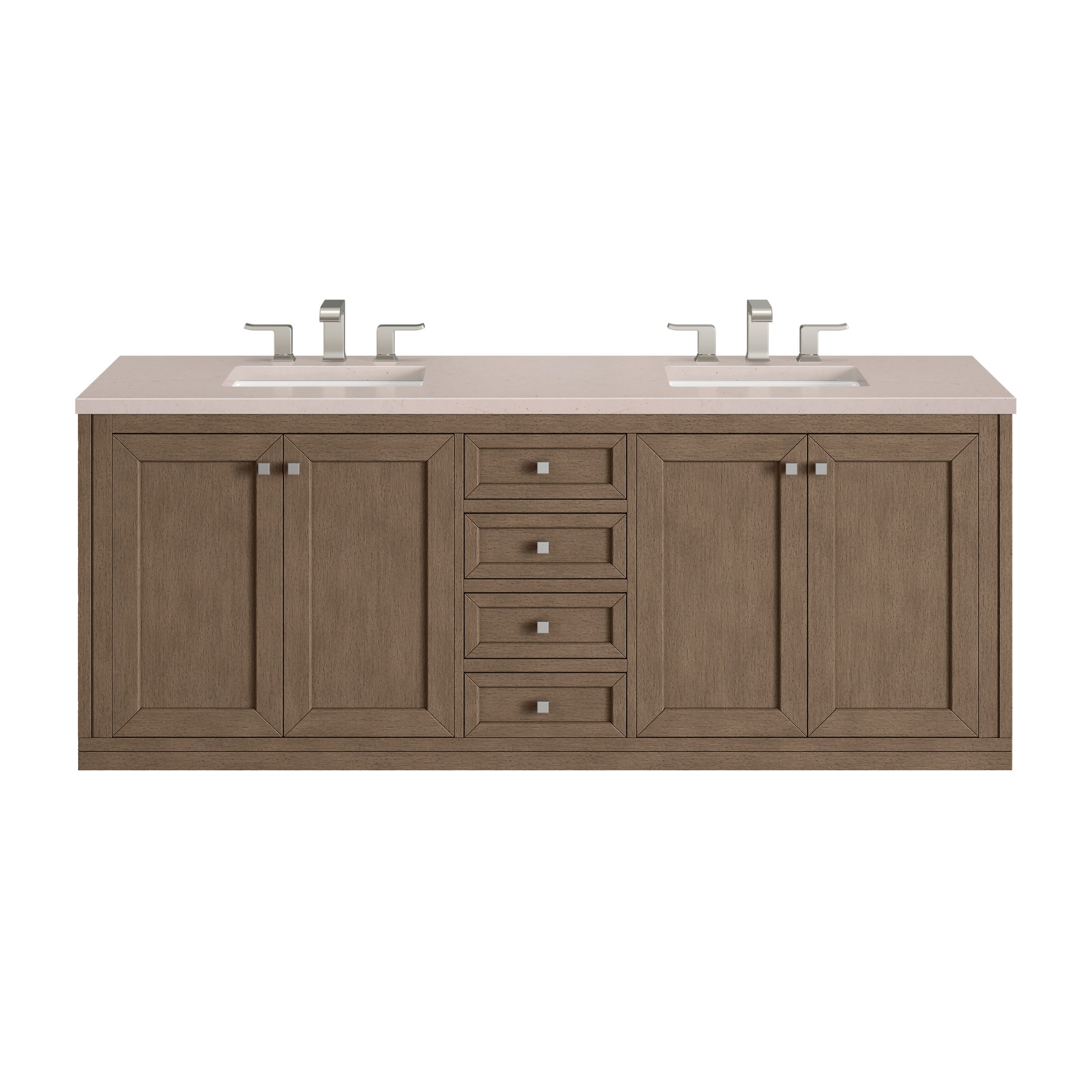 Whitewashed Walnut / Eternal Marfil - 3 Faucet Holes