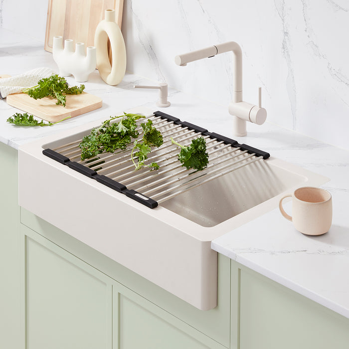 Blanco Stainless Steel Foldable Drying Mat