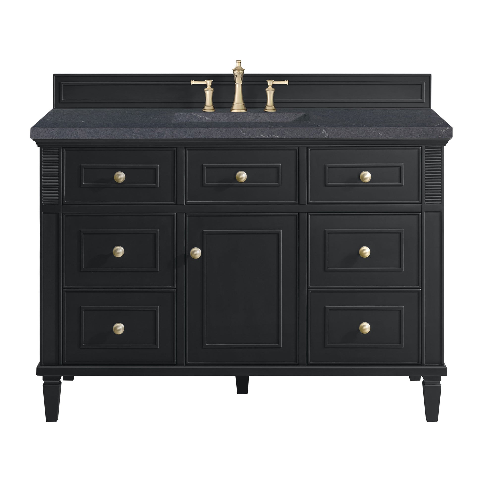 Black Onyx / Charcoal Soapstone - 3 Faucet Holes