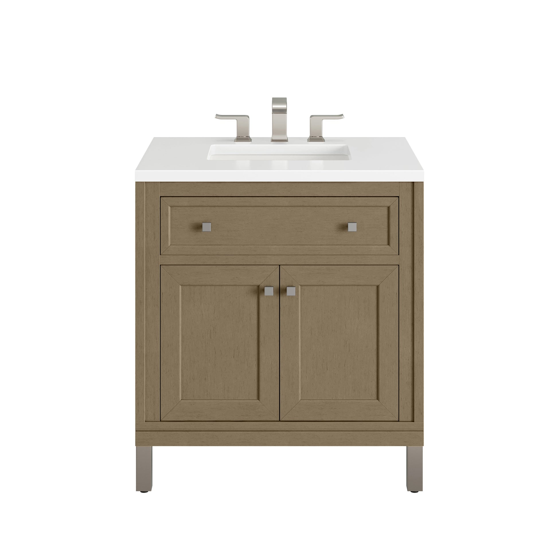 Walnut Whisper / White Zeus - 3 Faucet Holes