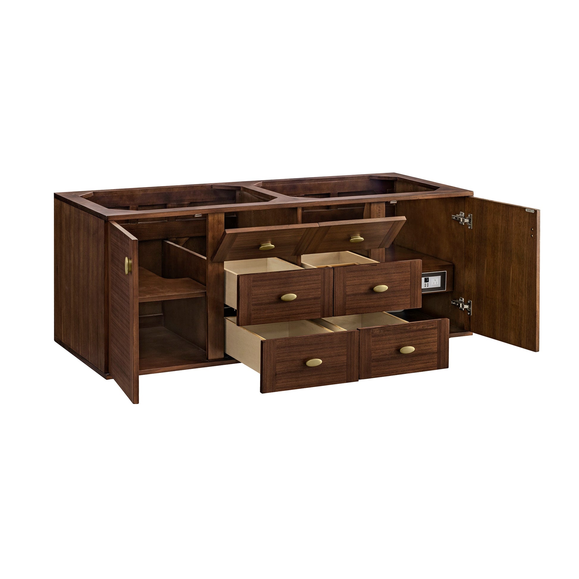 Mid-Century Walnut / No Countertop