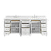 Bright White / White Zeus - 3 Faucet Holes