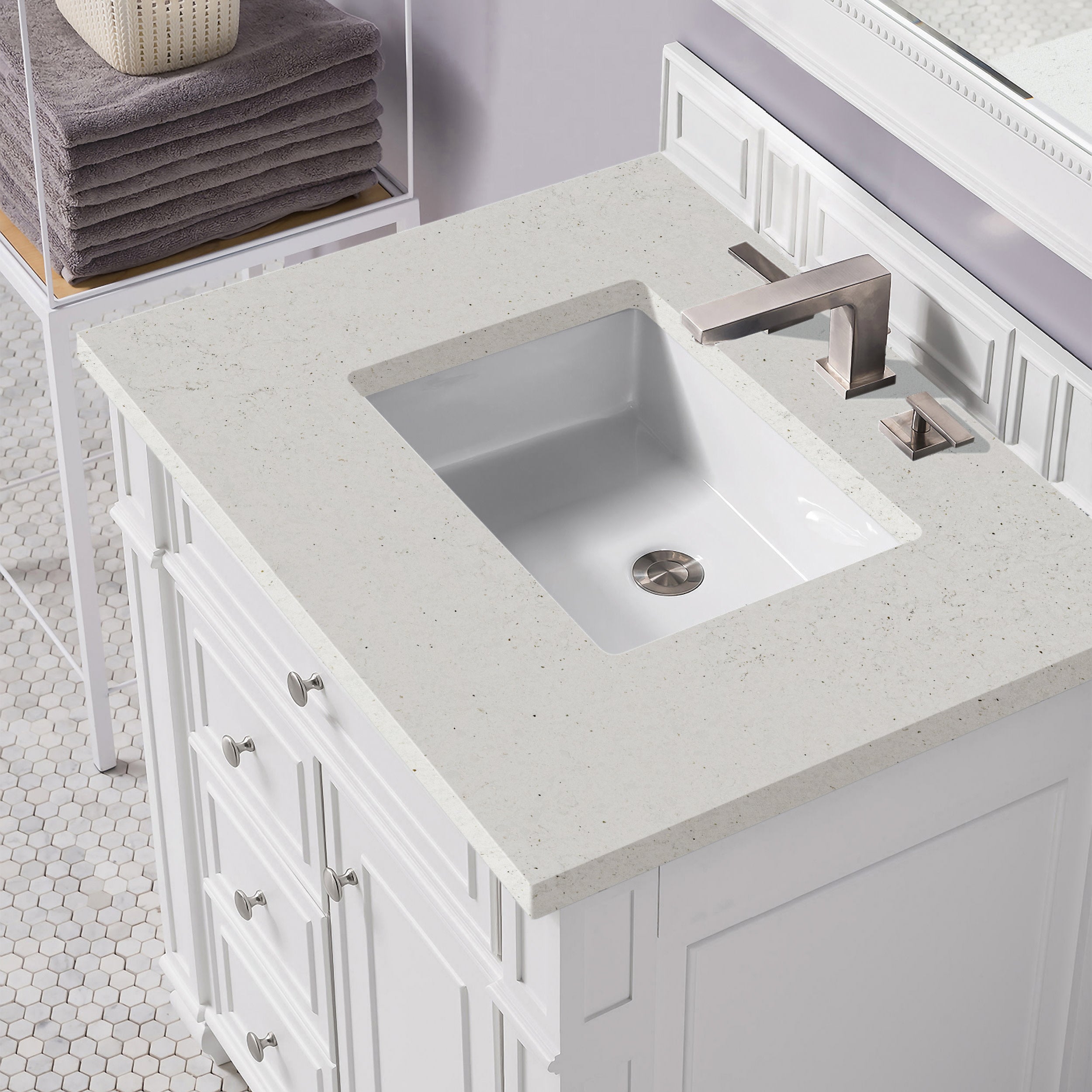 Bright White / Lime Delight - 3 Faucet Holes