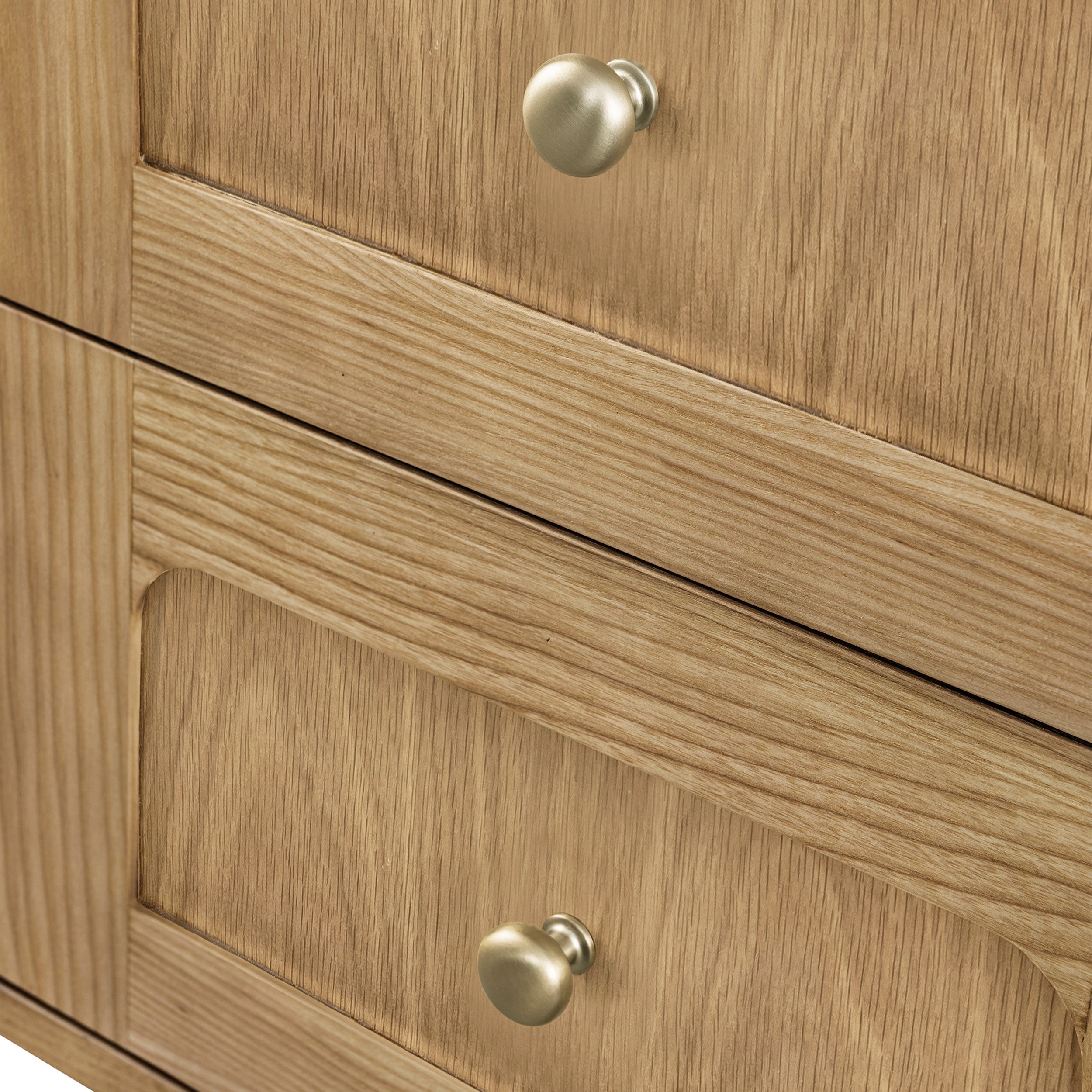 Light Natural Oak / White Zeus - 3 Faucet Holes