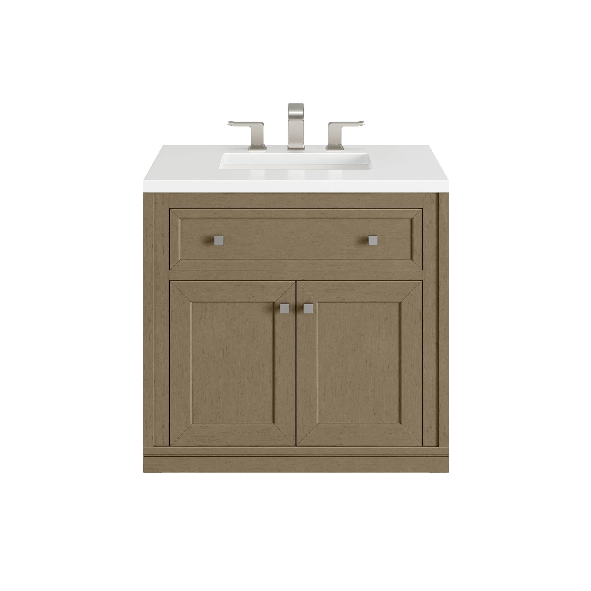 Walnut Whisper / White Zeus - 3 Faucet Holes