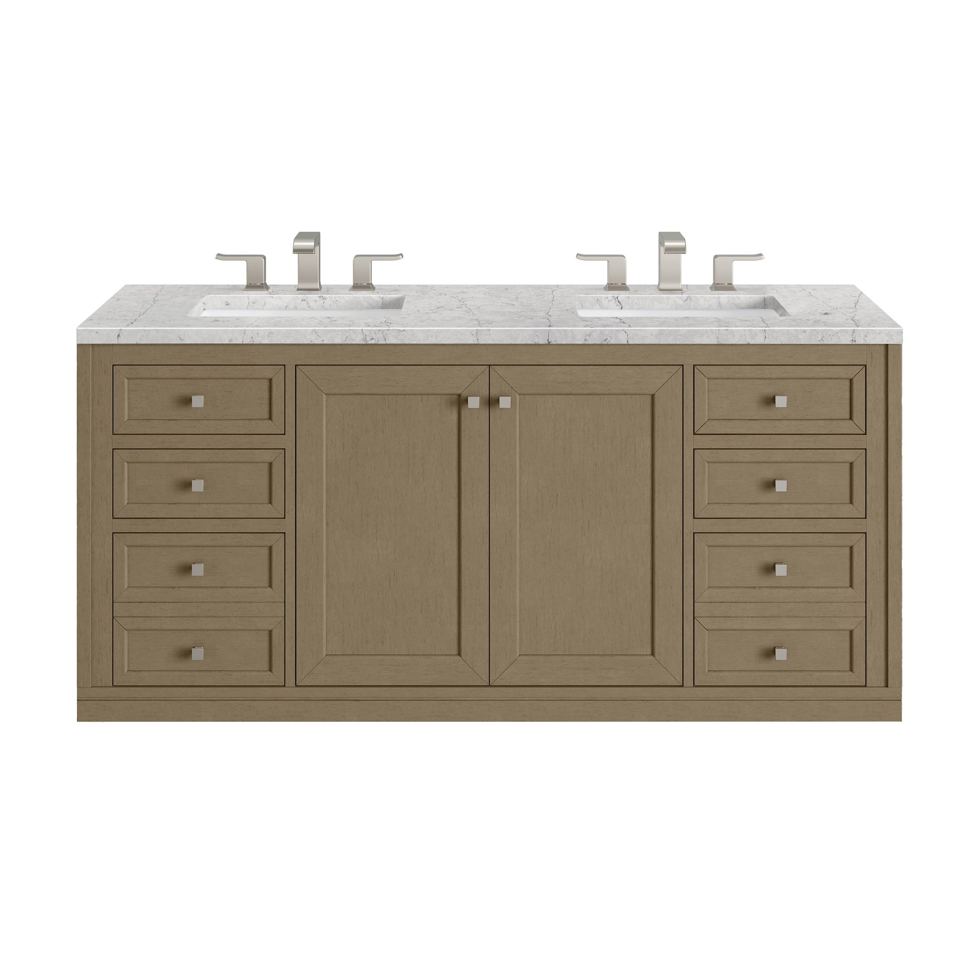 Walnut Whisper / Eternal Jasmine Pearl - 3 Faucet Holes
