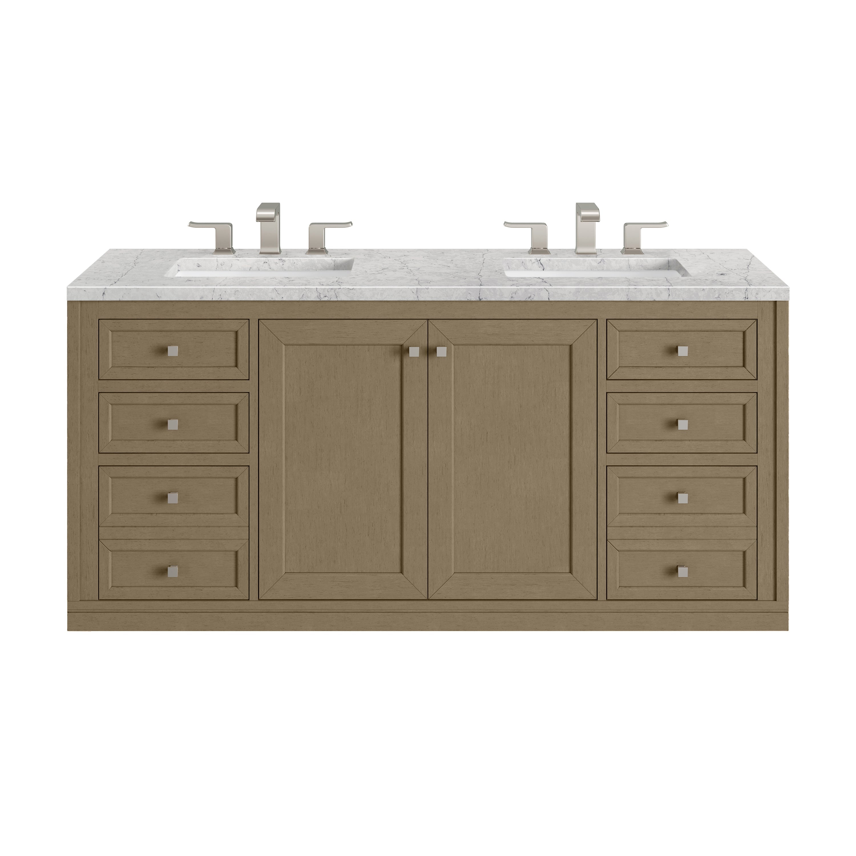 Walnut Whisper / Eternal Jasmine Pearl - 3 Faucet Holes