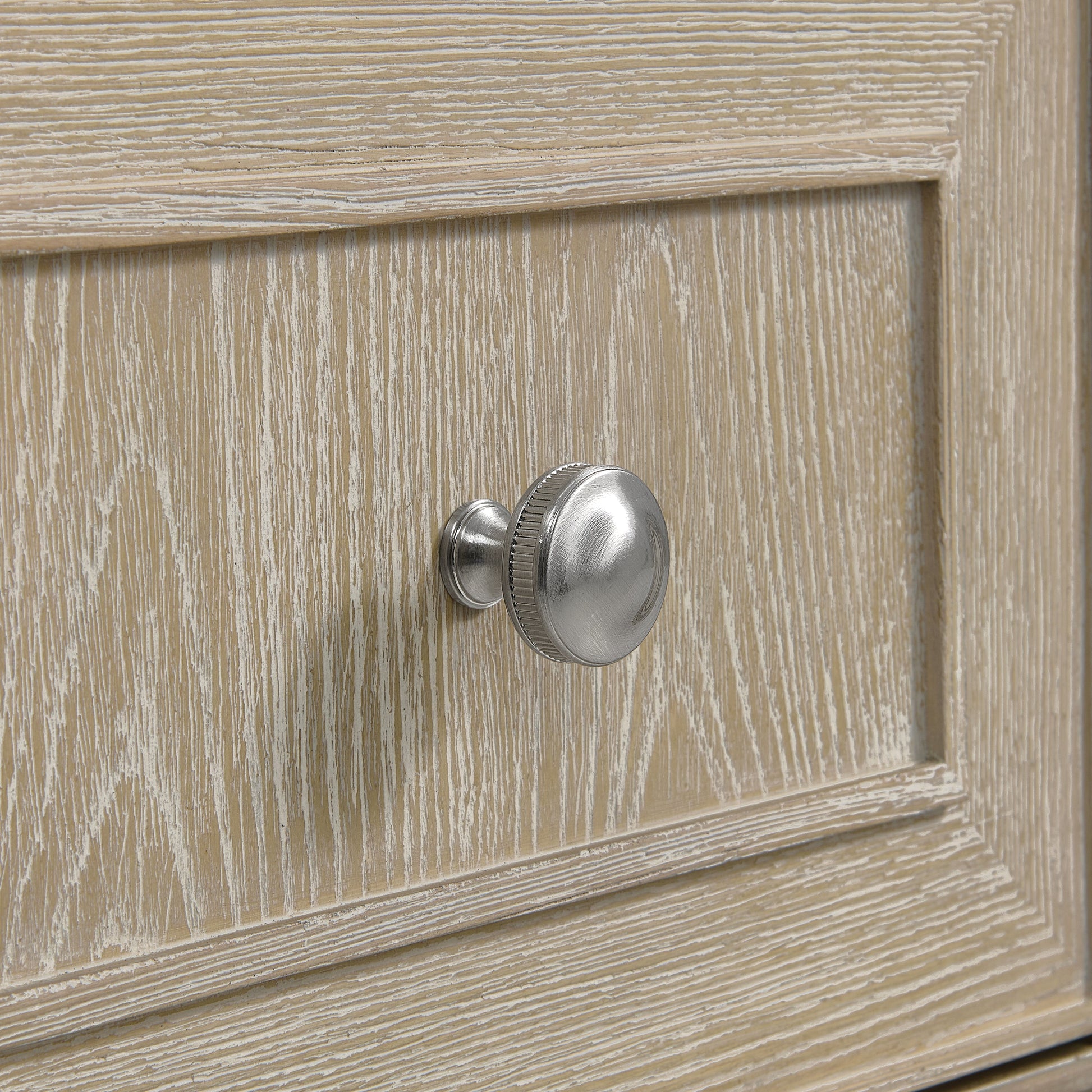 Whitewashed Oak / Victorian Silver - 3 Faucet Holes