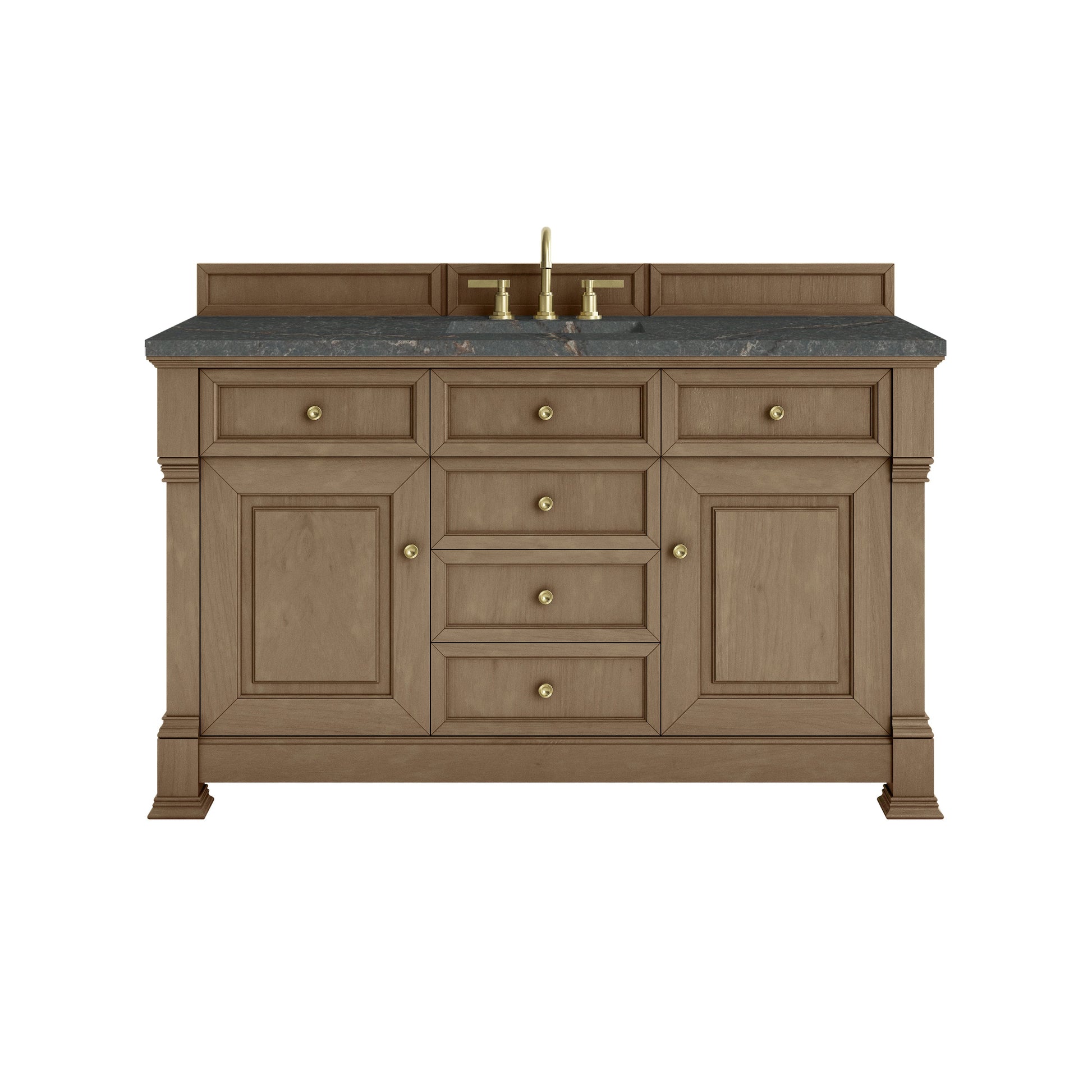 Pecan / Parisien Bleu - 3 Faucet Holes