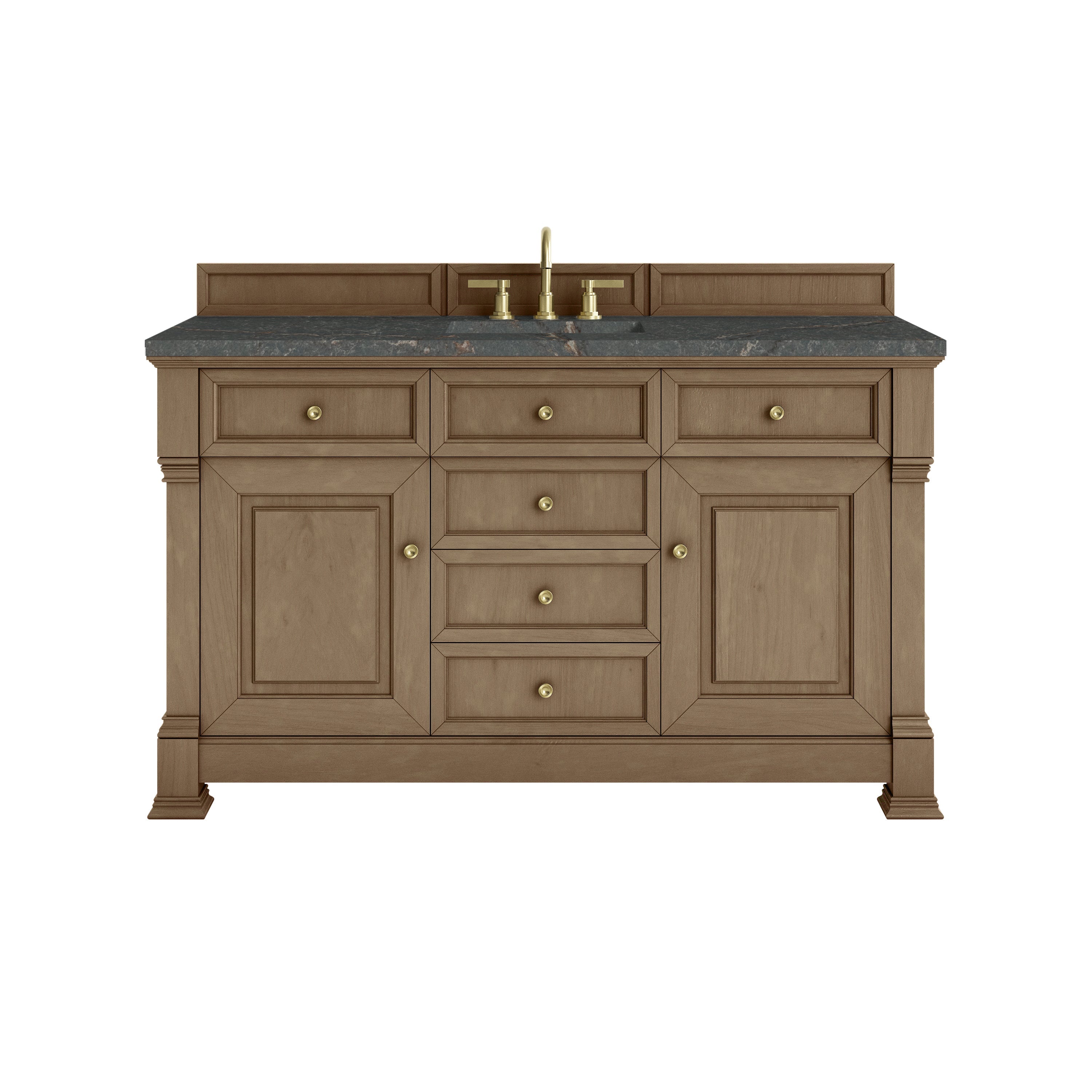 Pecan / Parisien Bleu - 3 Faucet Holes