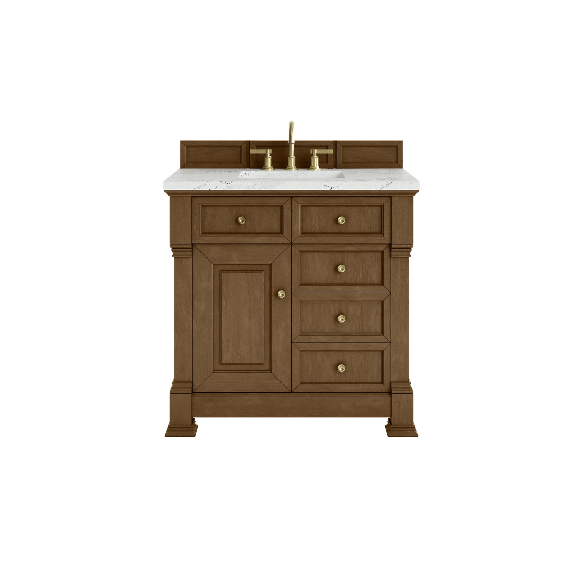 Honey Oak / Ethereal Noctis - 3 Faucet Holes