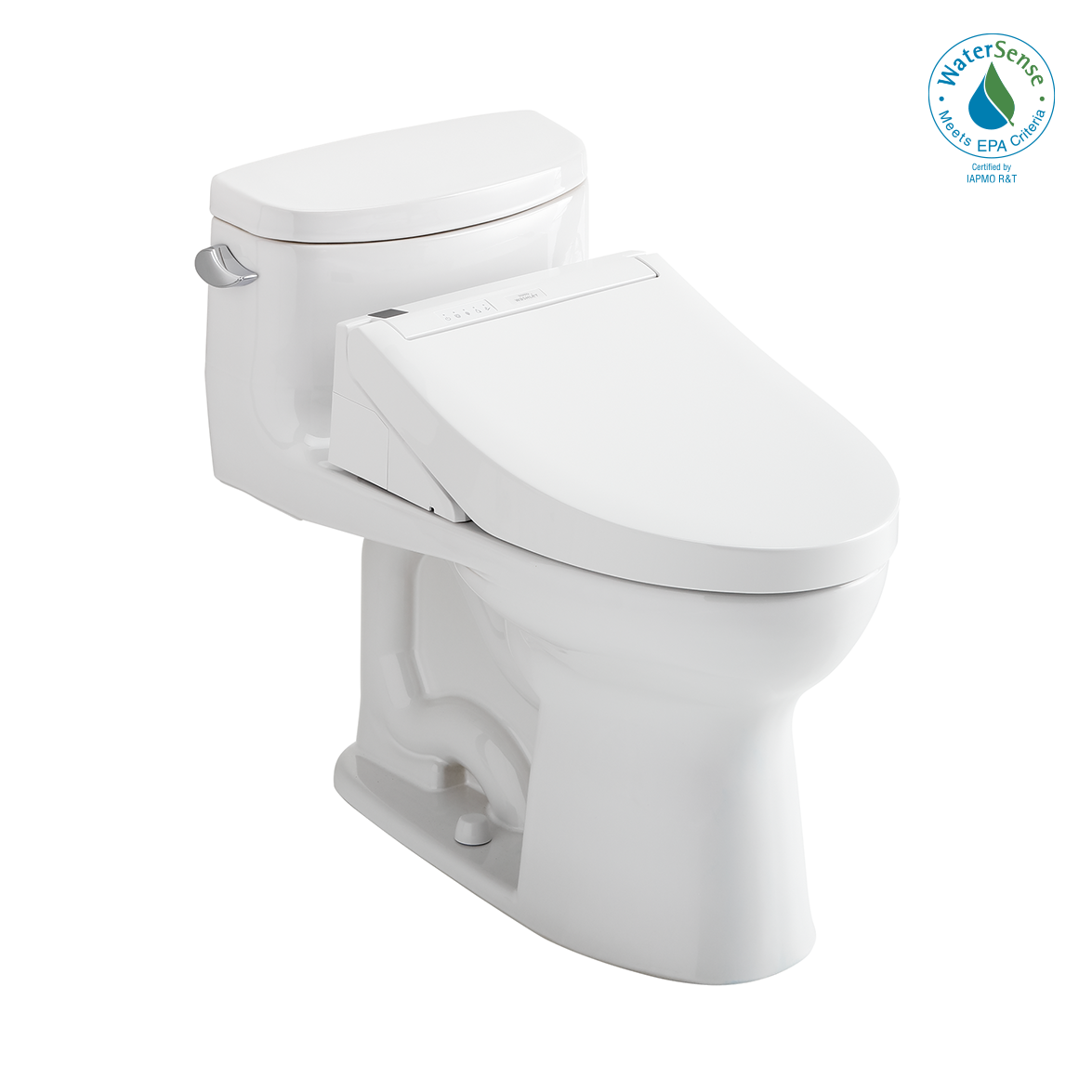 Toto Washlet+ Supreme II One Piece Elongated 1.28 GPF Toilet and Washlet+ C5 Bidet Seat