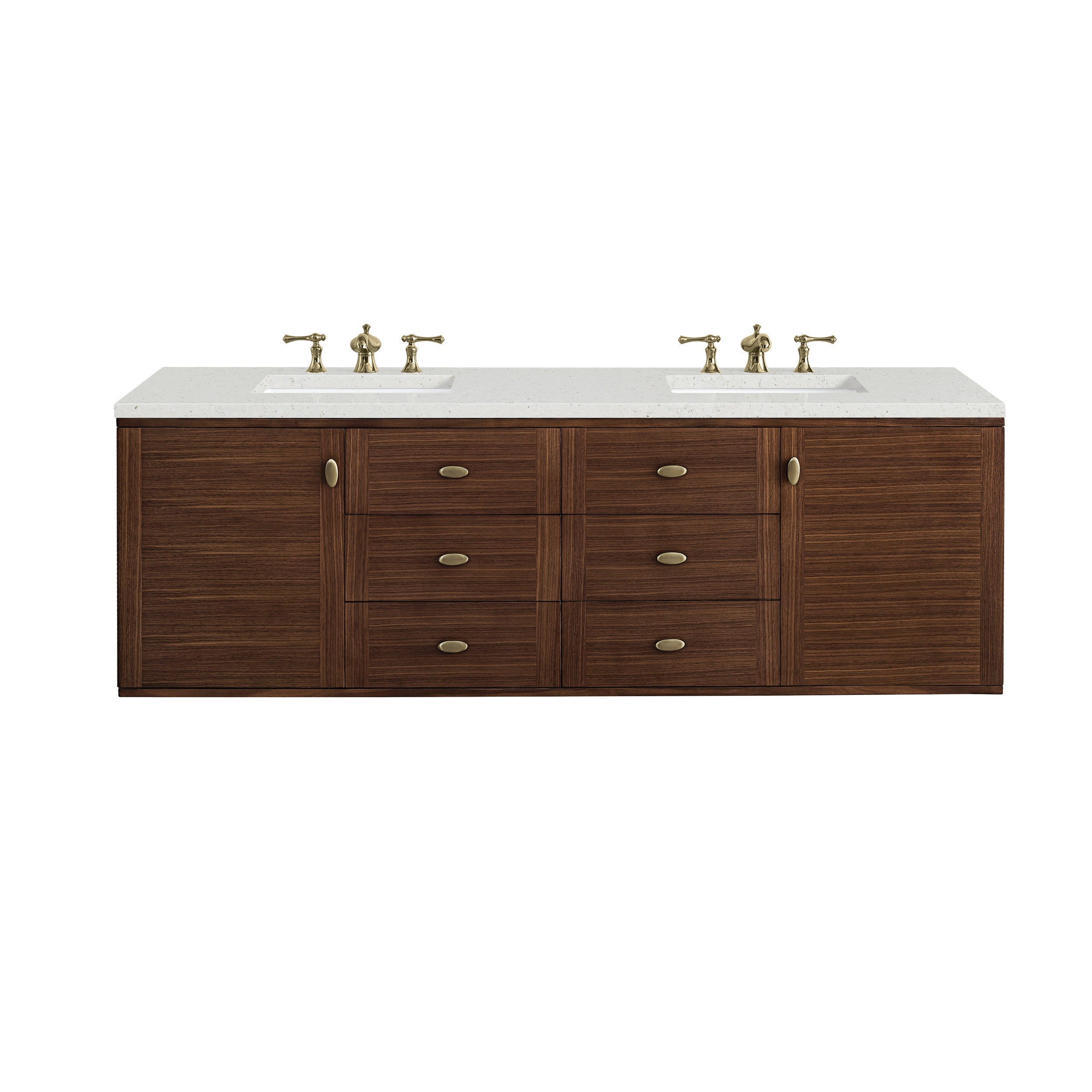 Mid-Century Walnut / Lime Delight - 3 Faucet Holes