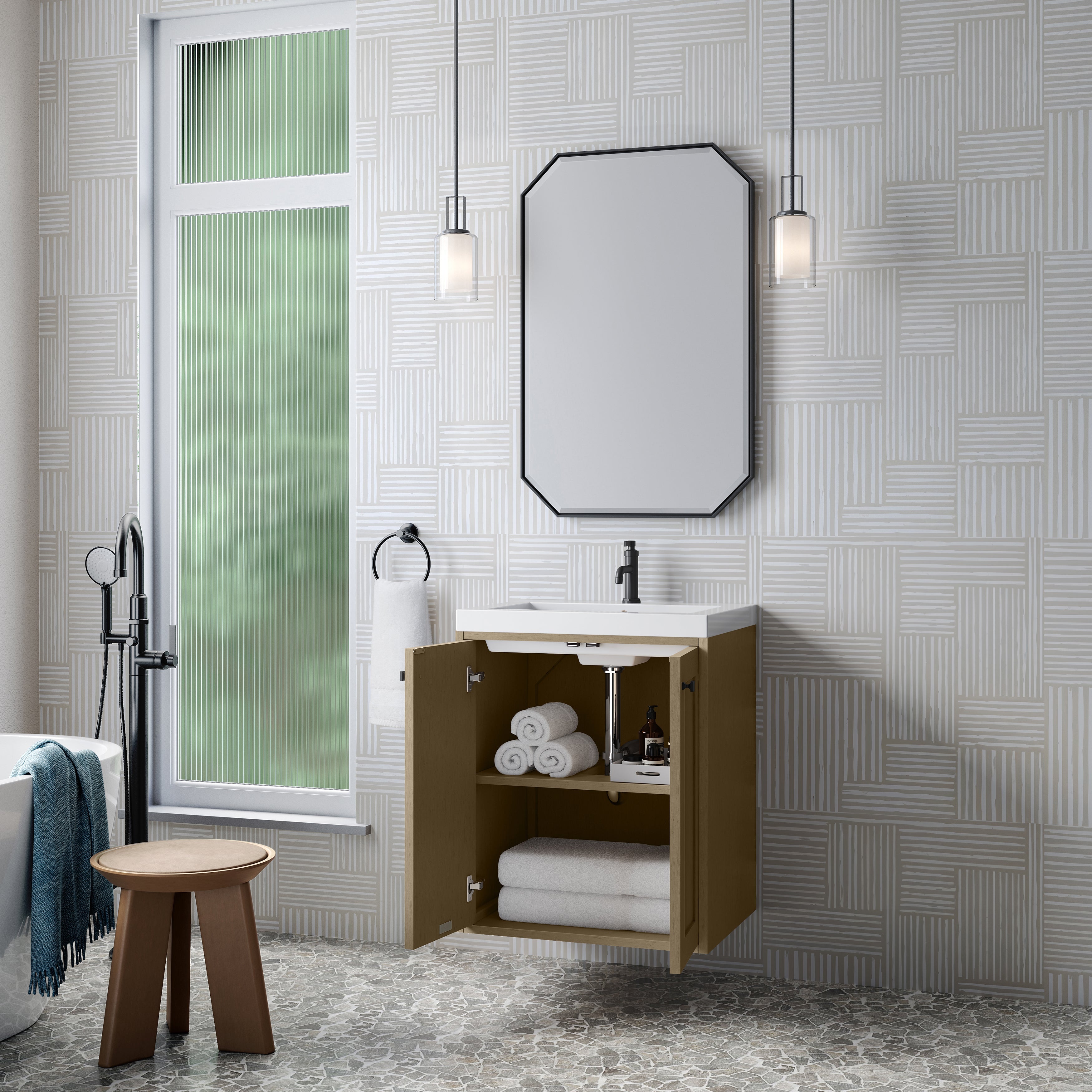 Walnut Whisper / Matte Black