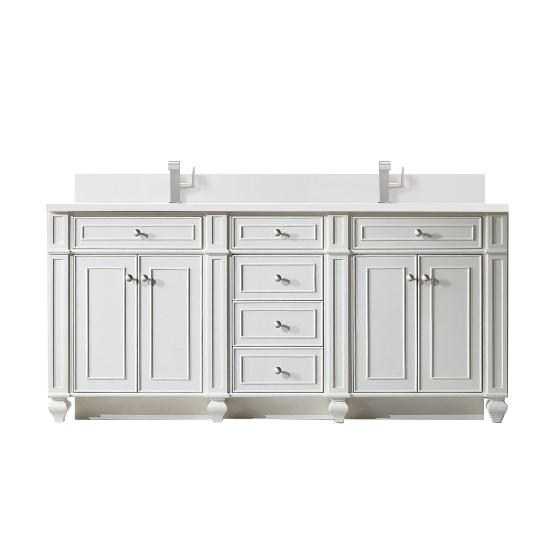 Bright White / White Zeus - 1 Faucet Hole