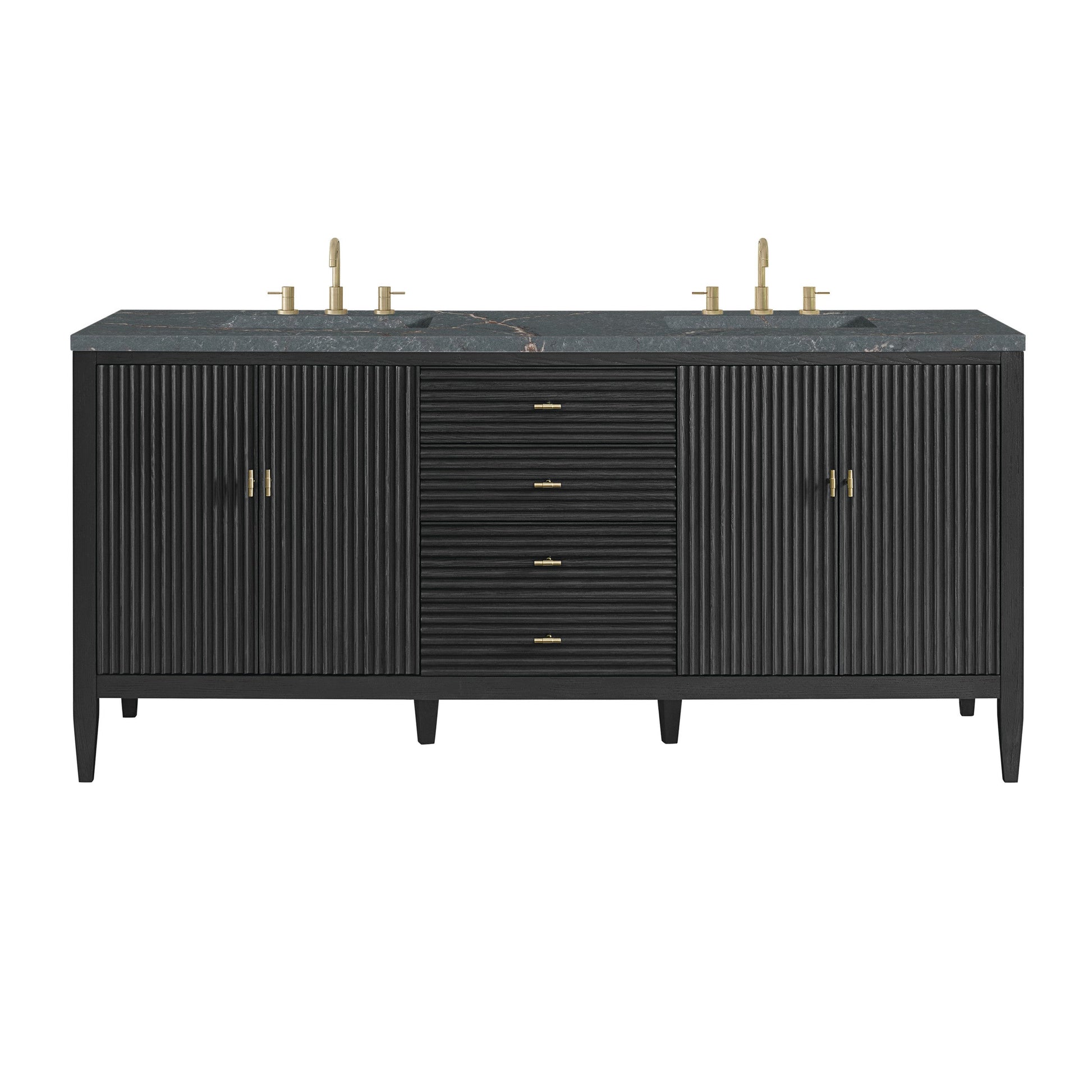 Carbon Oak / Parisien Bleu - 3 Faucet Holes