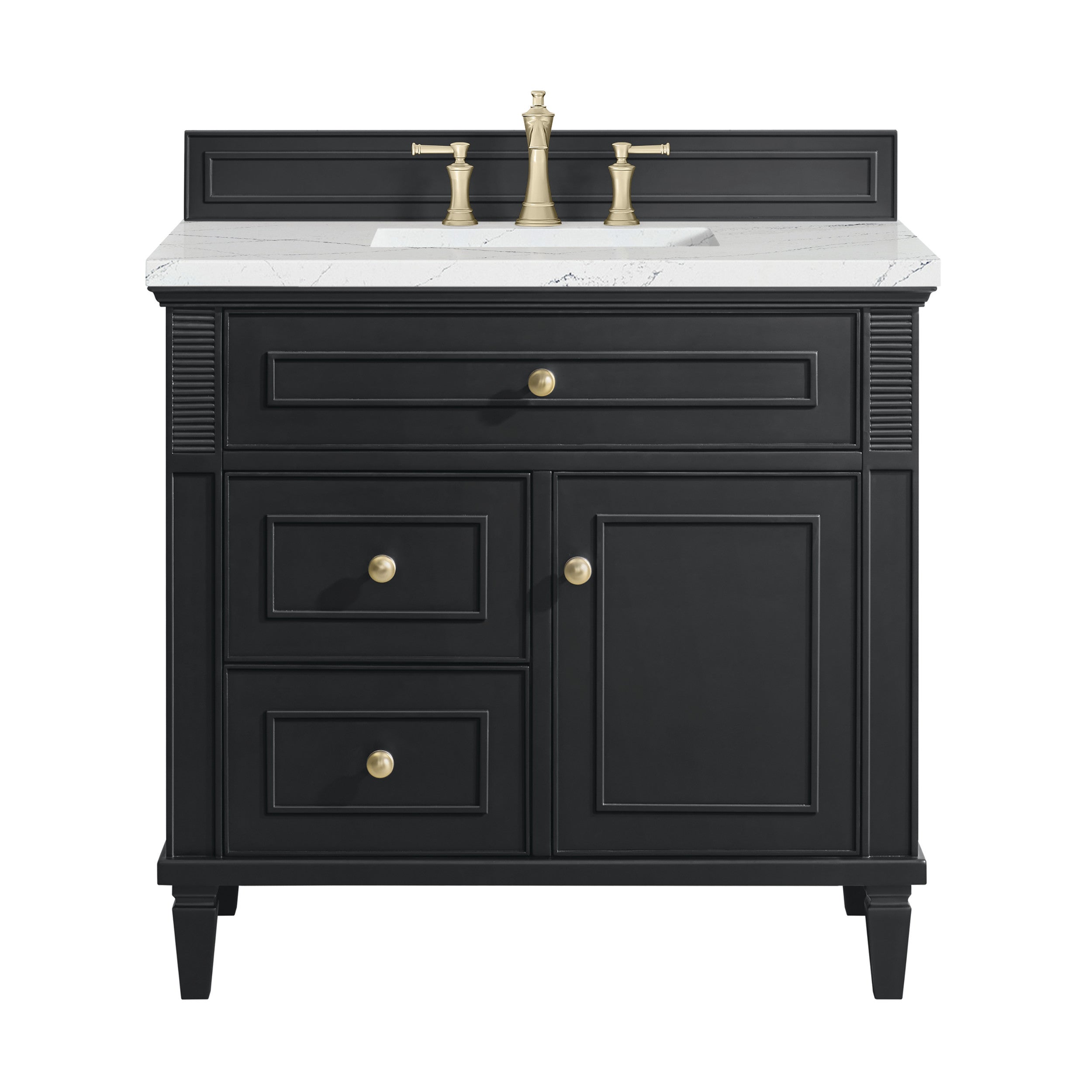 Black Onyx / Ethereal Noctis - 3 Faucet Holes