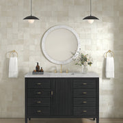 Carbon Oak / Eternal Jasmine Pearl - 3 Faucet Holes