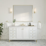 Glossy White / Eternal Jasmine Pearl - 3 Faucet Holes
