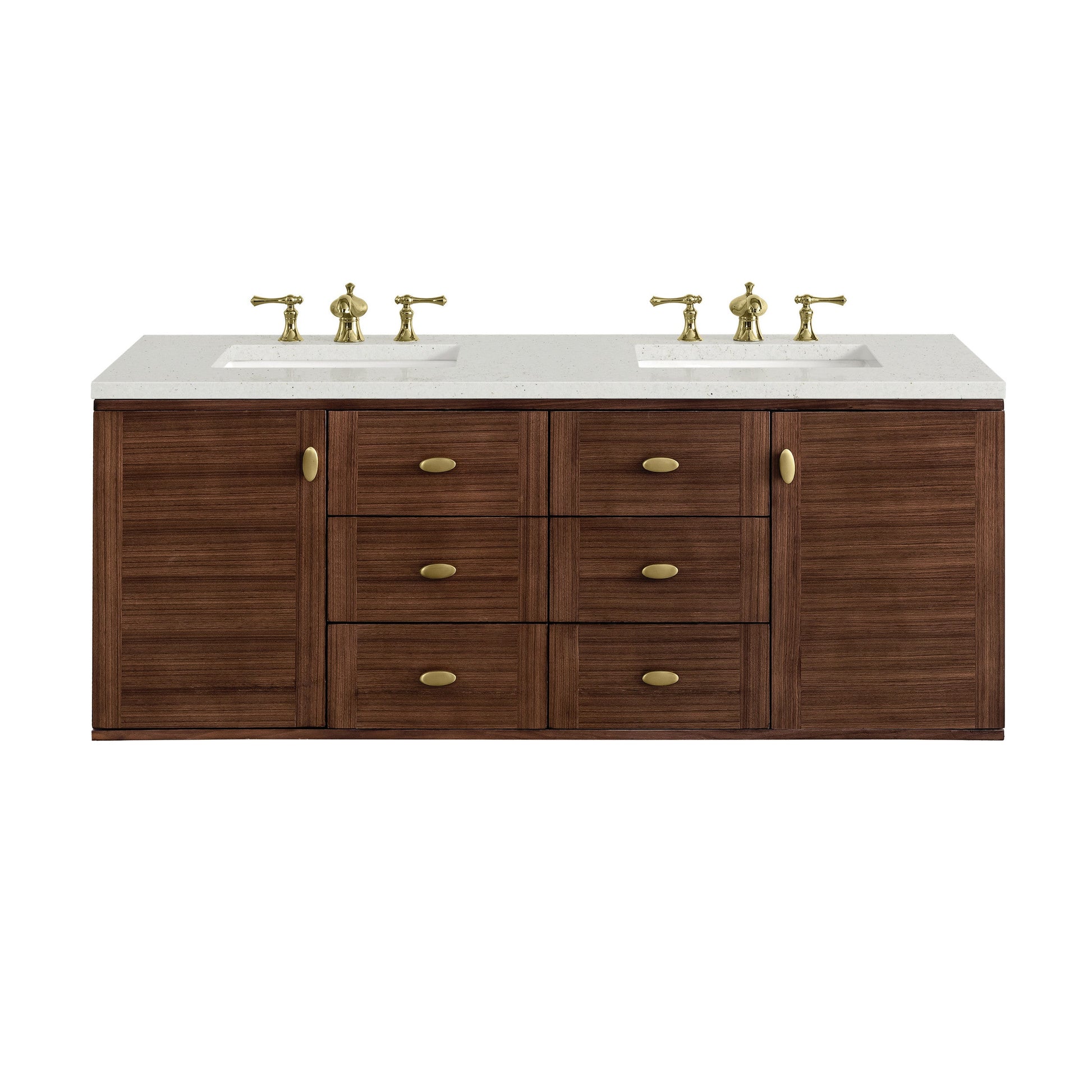 Mid-Century Walnut / Lime Delight - 3 Faucet Holes