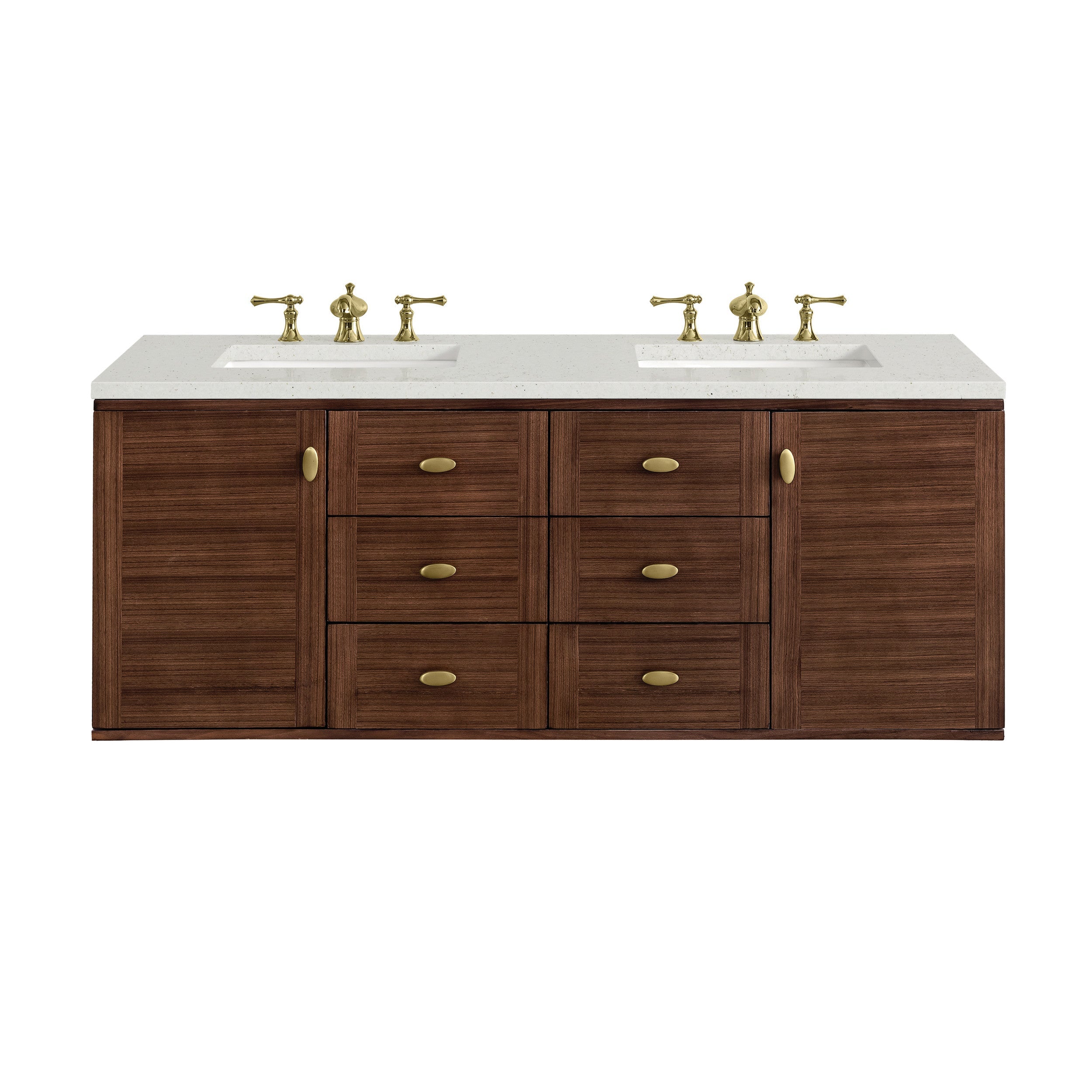 Mid-Century Walnut / Lime Delight - 3 Faucet Holes
