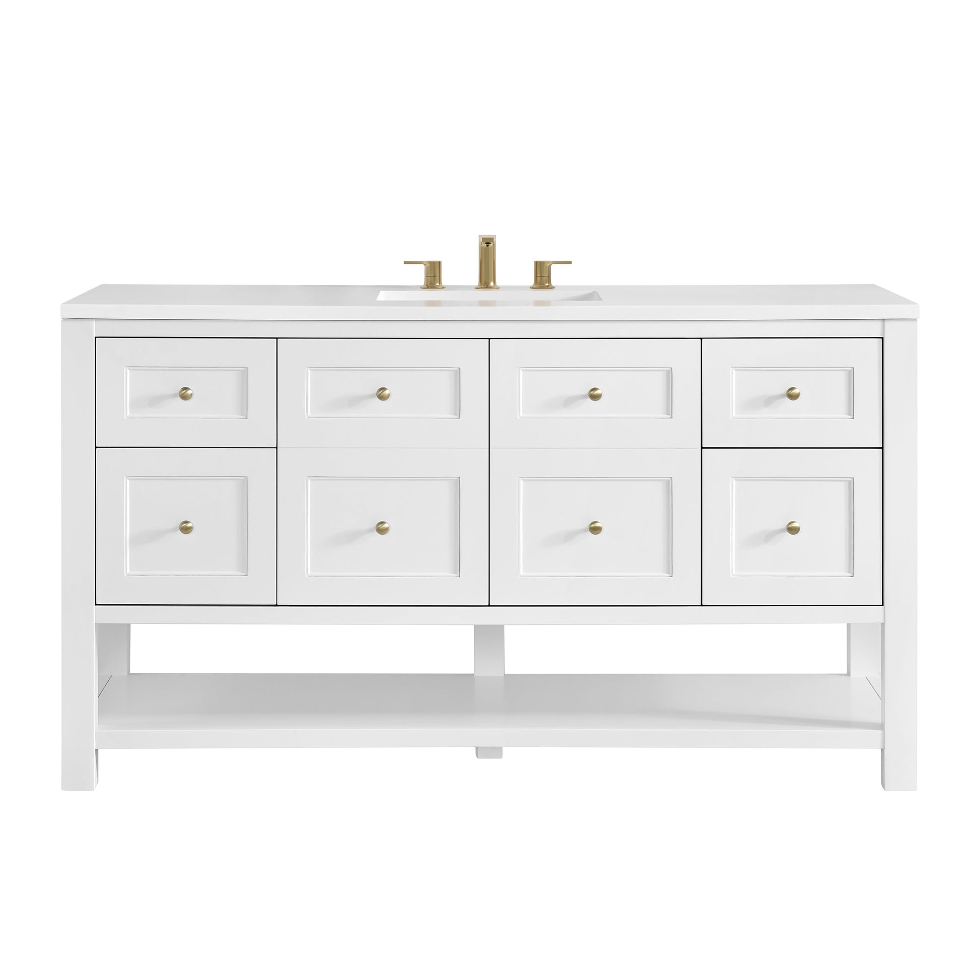 Bright White / White Zeus - 3 Faucet Holes