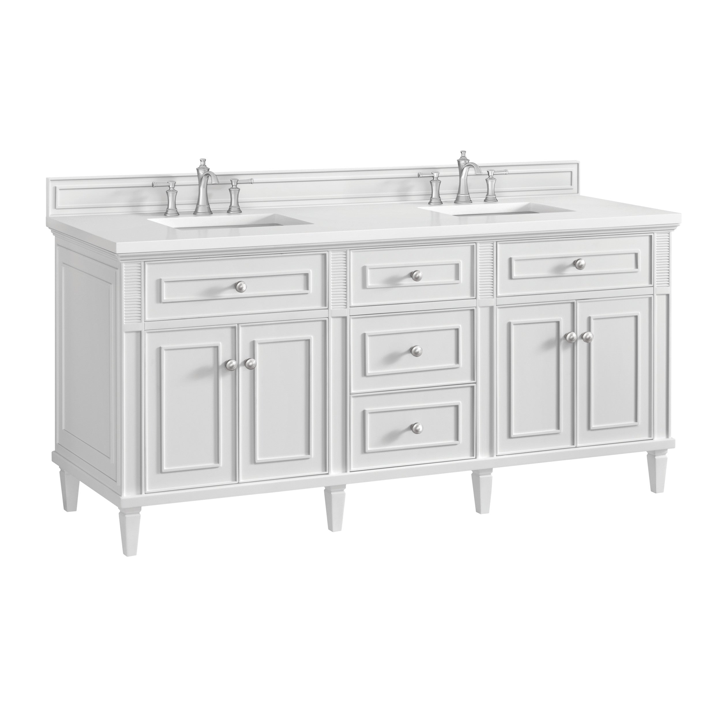 Bright White / No Countertop
