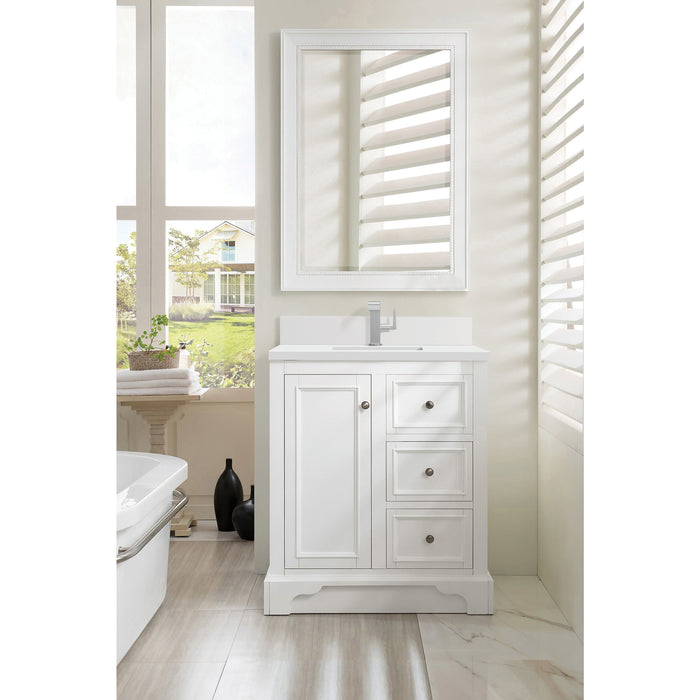 Bright White / White Zeus - 1 Faucet Hole