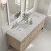 Whitewashed Oak / Eternal Jasmine Pearl - 3 Faucet Holes