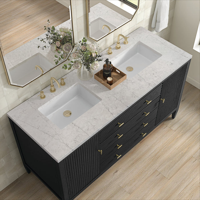 Carbon Oak / Eternal Jasmine Pearl - 3 Faucet Holes