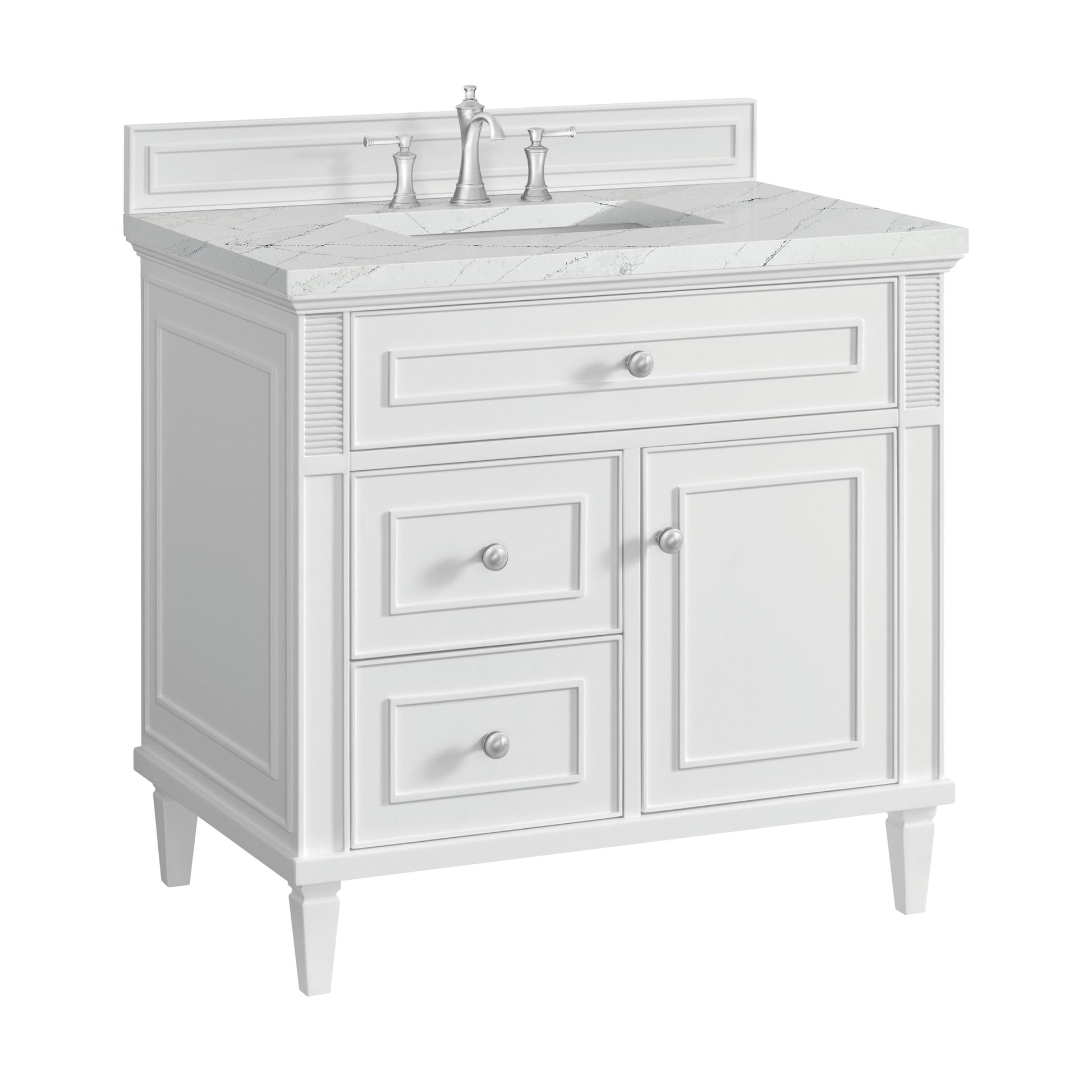 Bright White / Ethereal Noctis - 3 Faucet Holes