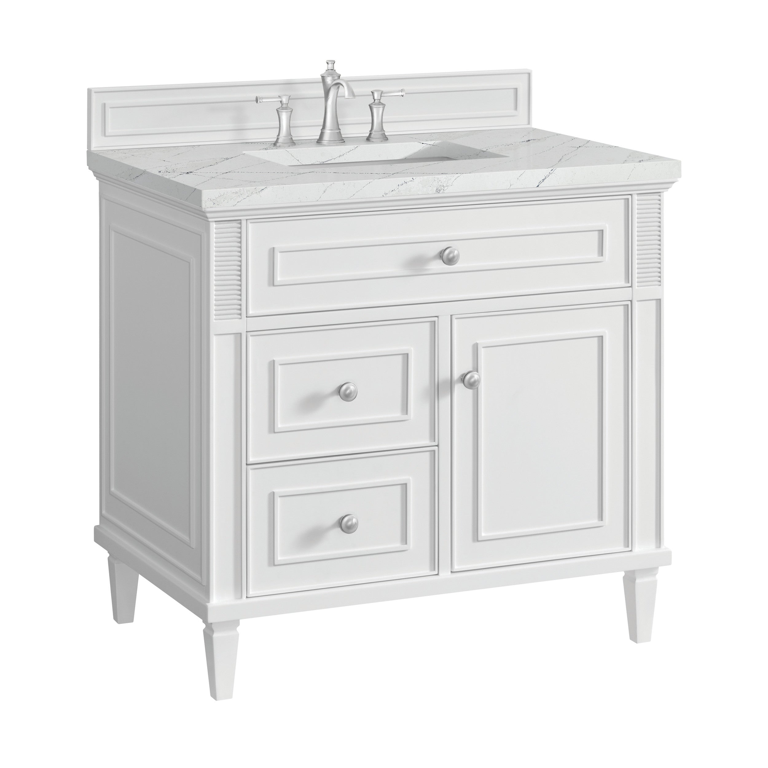 Bright White / Ethereal Noctis - 3 Faucet Holes
