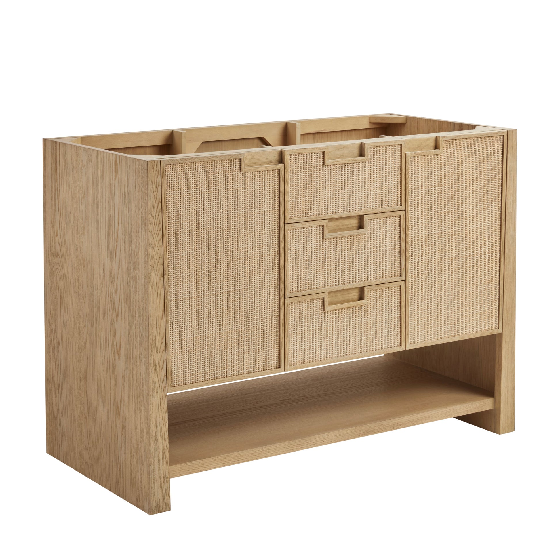 Seaside Oak / White Zeus - 3 Faucet Holes