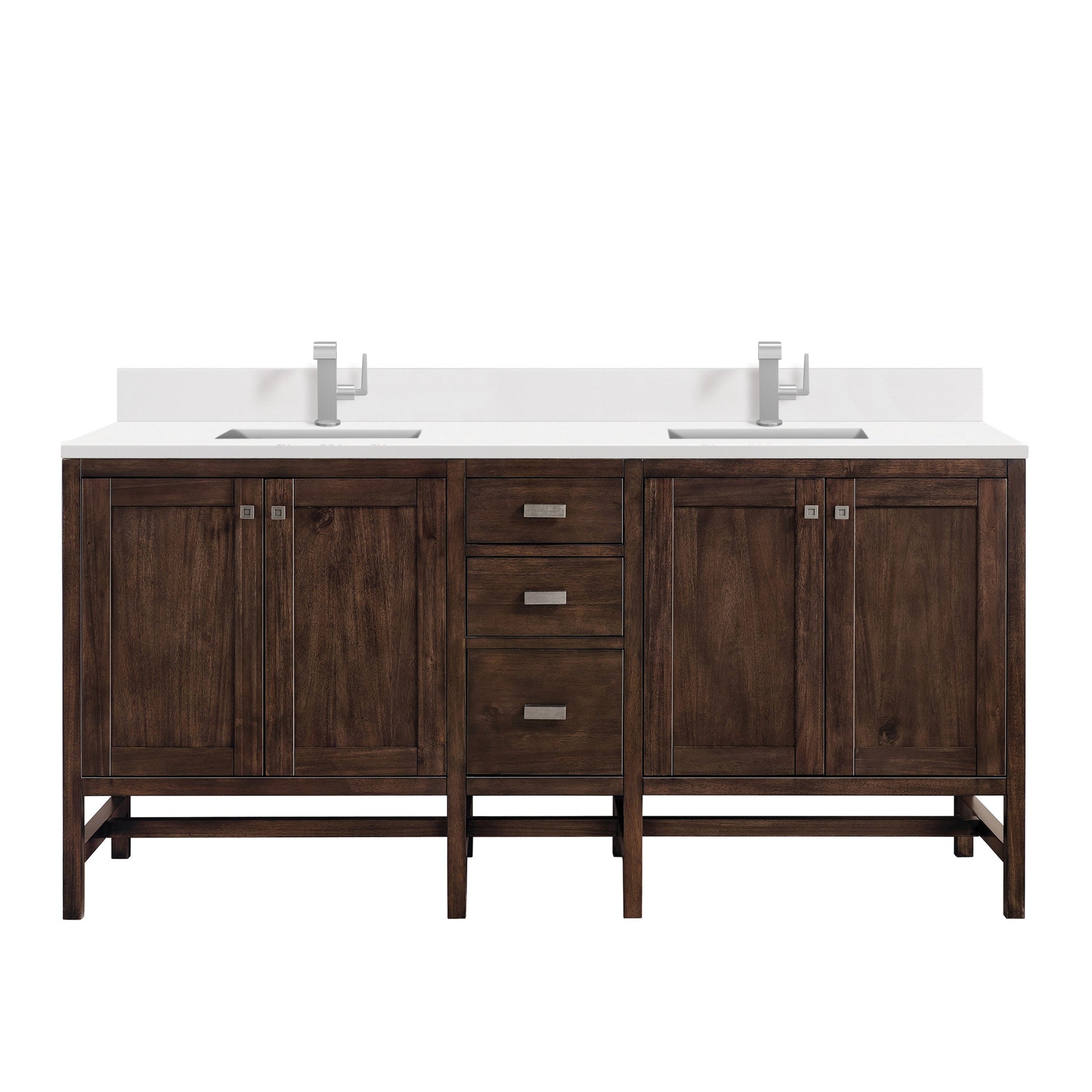 Mid-Century Acacia / White Zeus - 1 Faucet Hole