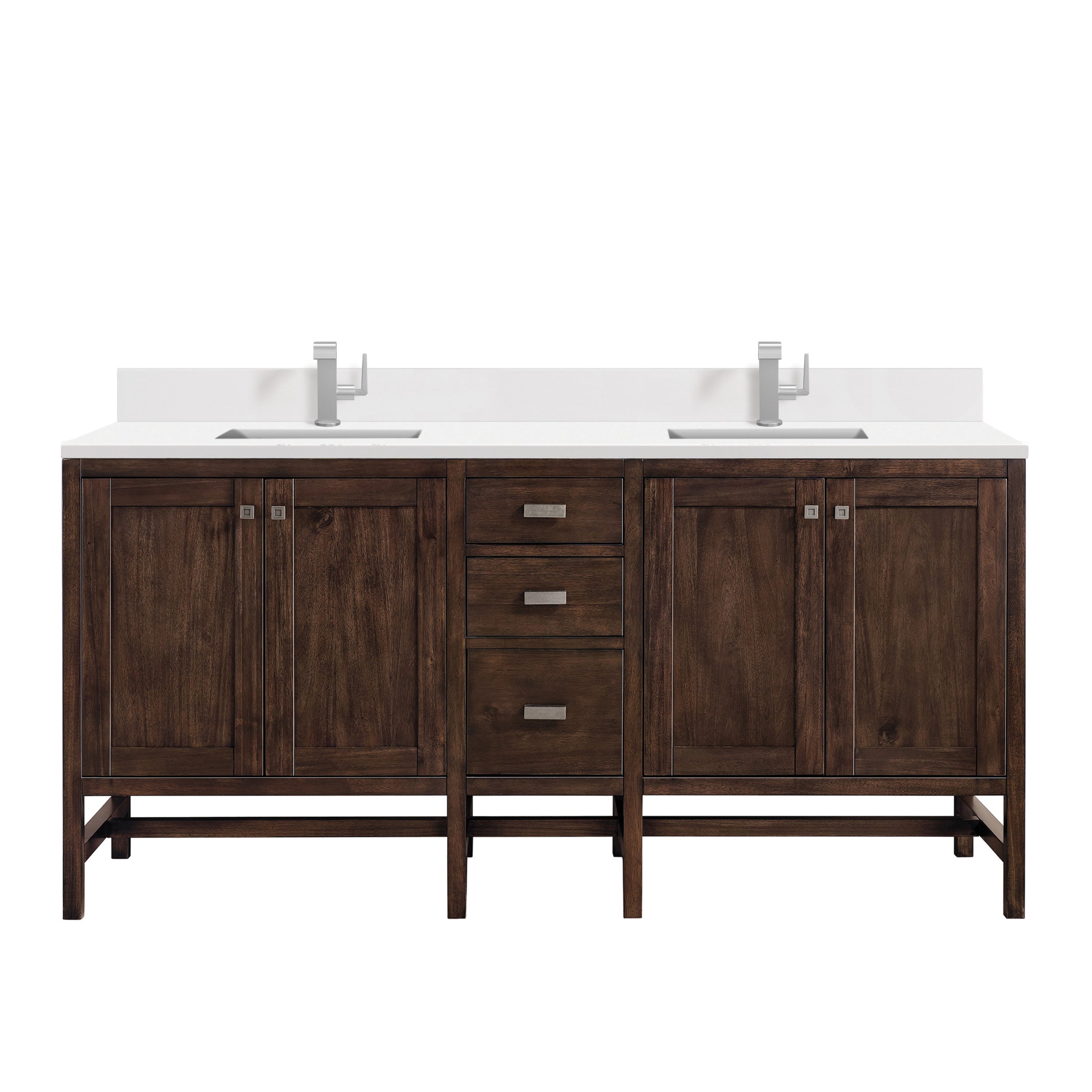 Mid-Century Acacia / White Zeus - 1 Faucet Hole