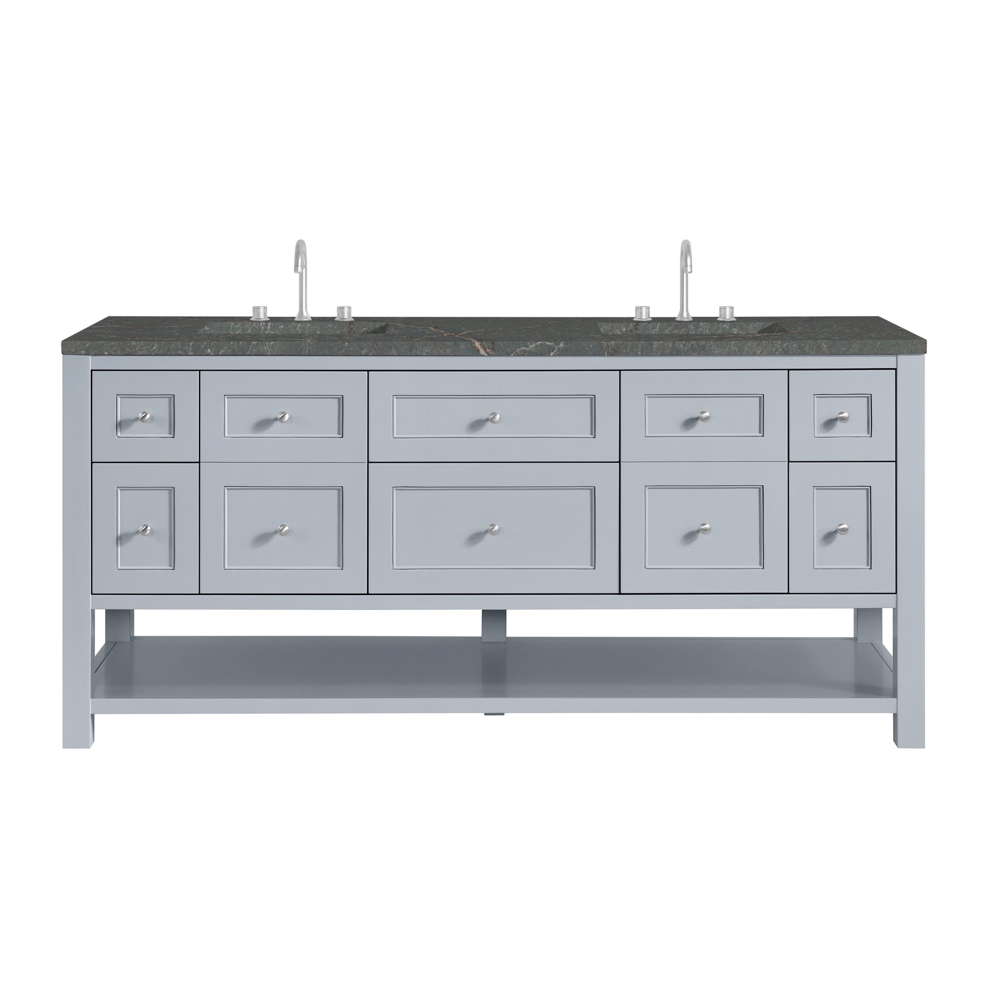 Serenity Blue / Parisien Bleu - 3 Faucet Holes
