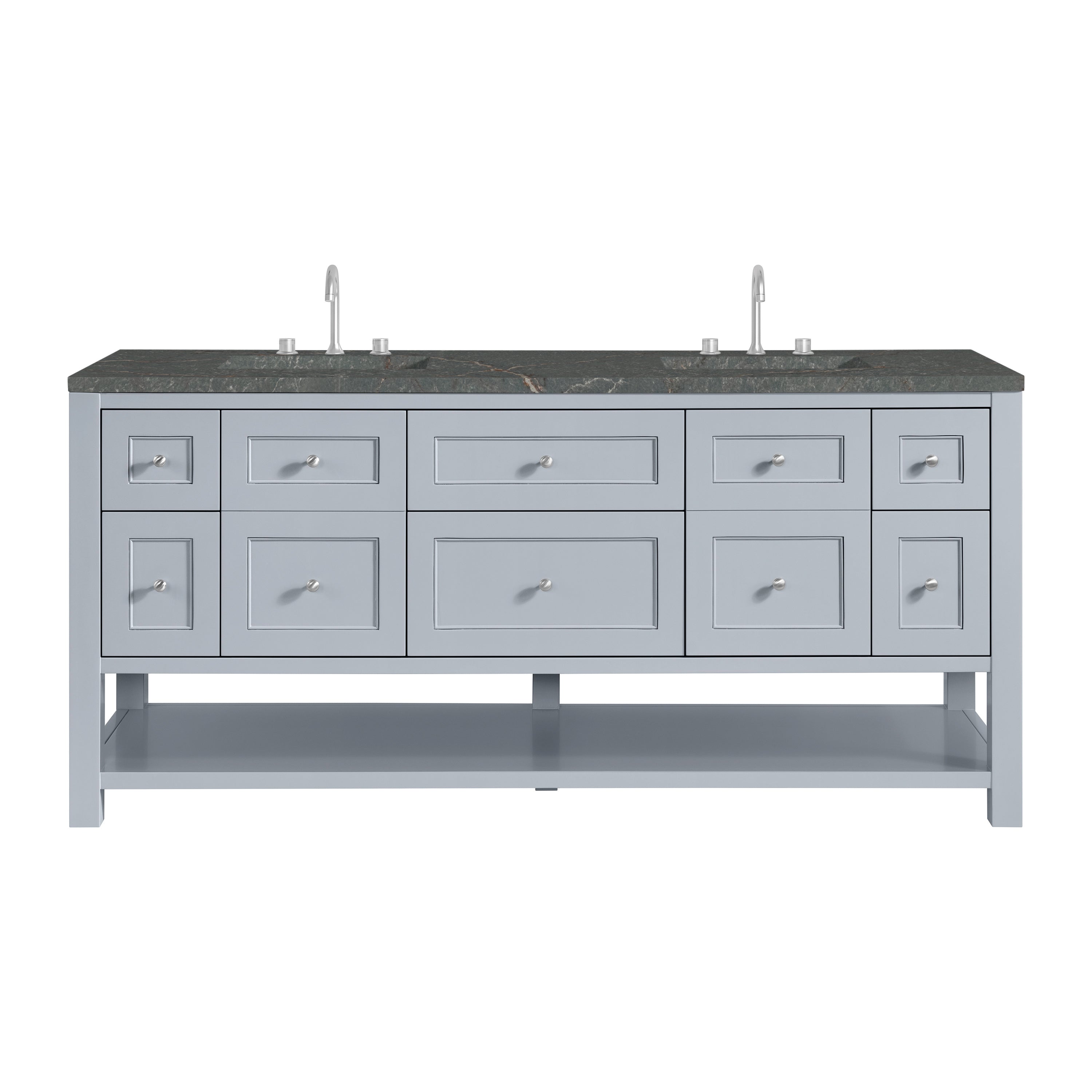 Serenity Blue / Parisien Bleu - 3 Faucet Holes